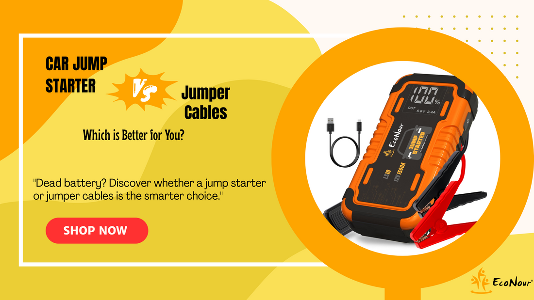 Car Jump Starter vs. Jumper Cables