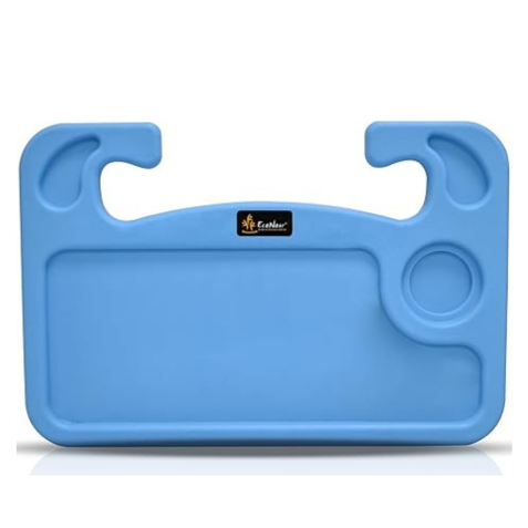 EcoNour 2 in 1 Beige Car Steering Wheel Desk – Laptop and Food Tray for Cars