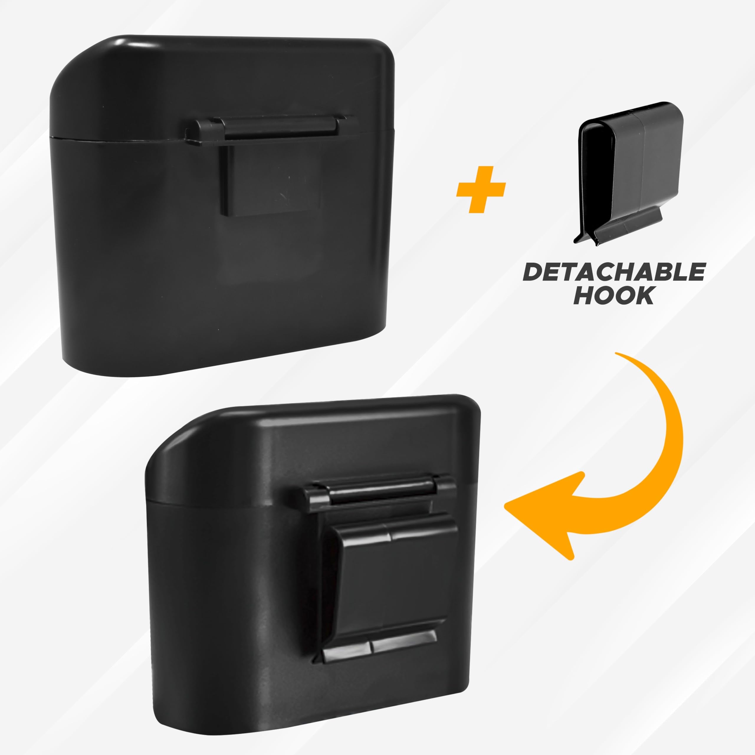 EcoNour Mini Car Trash Can with Lid for Side Door and Back seat (2 Pack) | Ca...