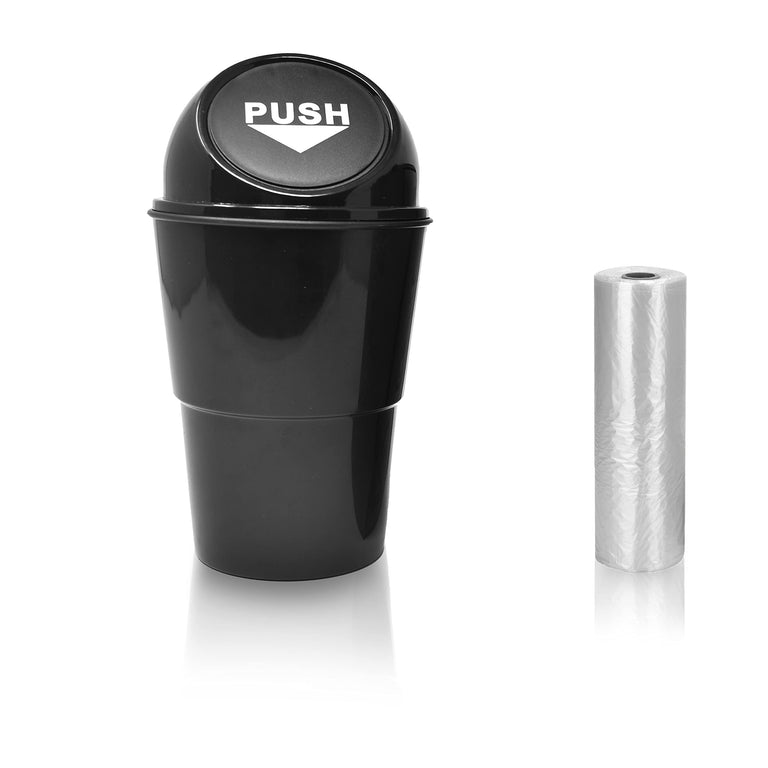 EcoNour Car Trash Can portable mini bin with lid