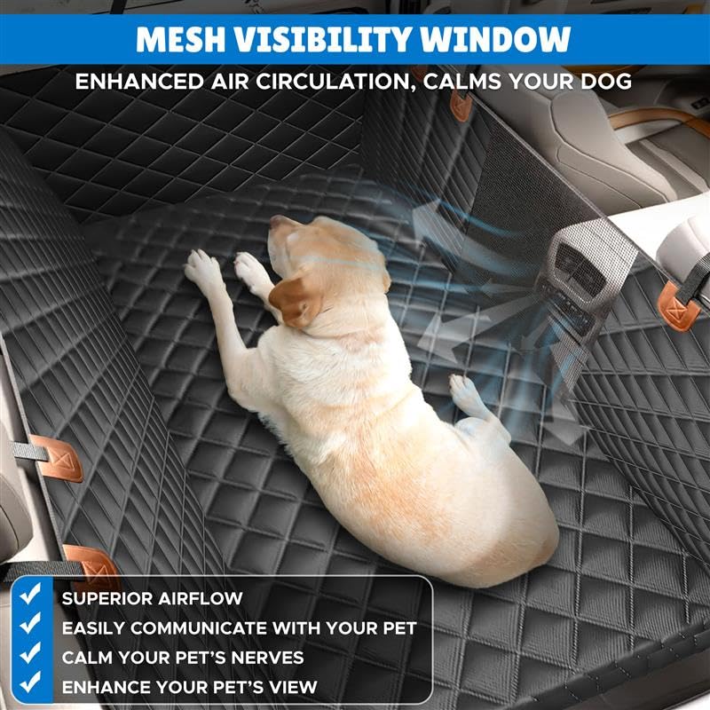 EcoNour Car Back Seat Extender for Dogs 51x63 Inche