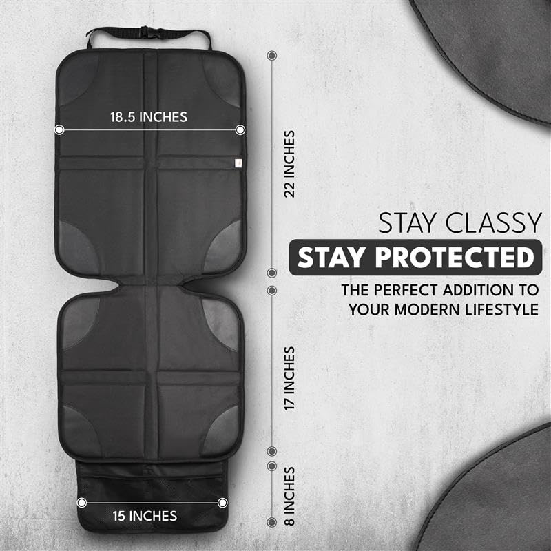 Durable Child Car Seat Protector Protects Upholstery from Spills