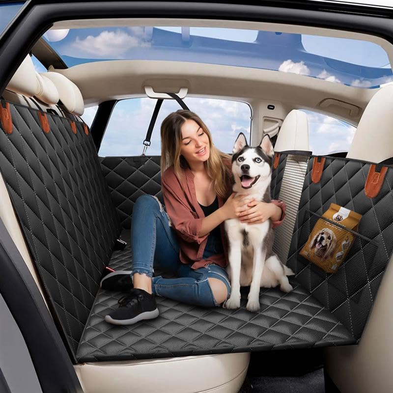 EcoNour Hard Bottom Back Seat Extender for Dogs in Car