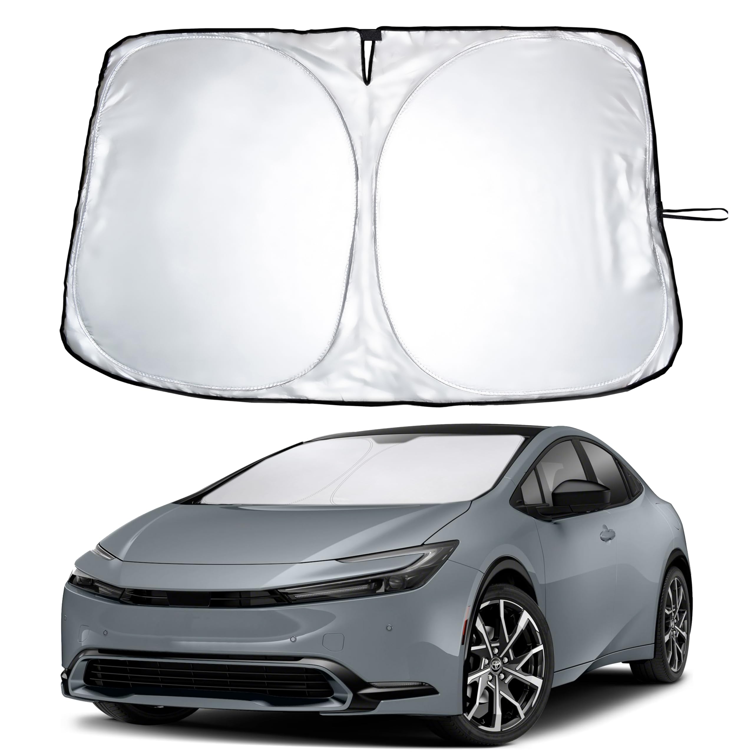 EcoNour Windshield Sun Shade for Toyota Prius 2023–2025