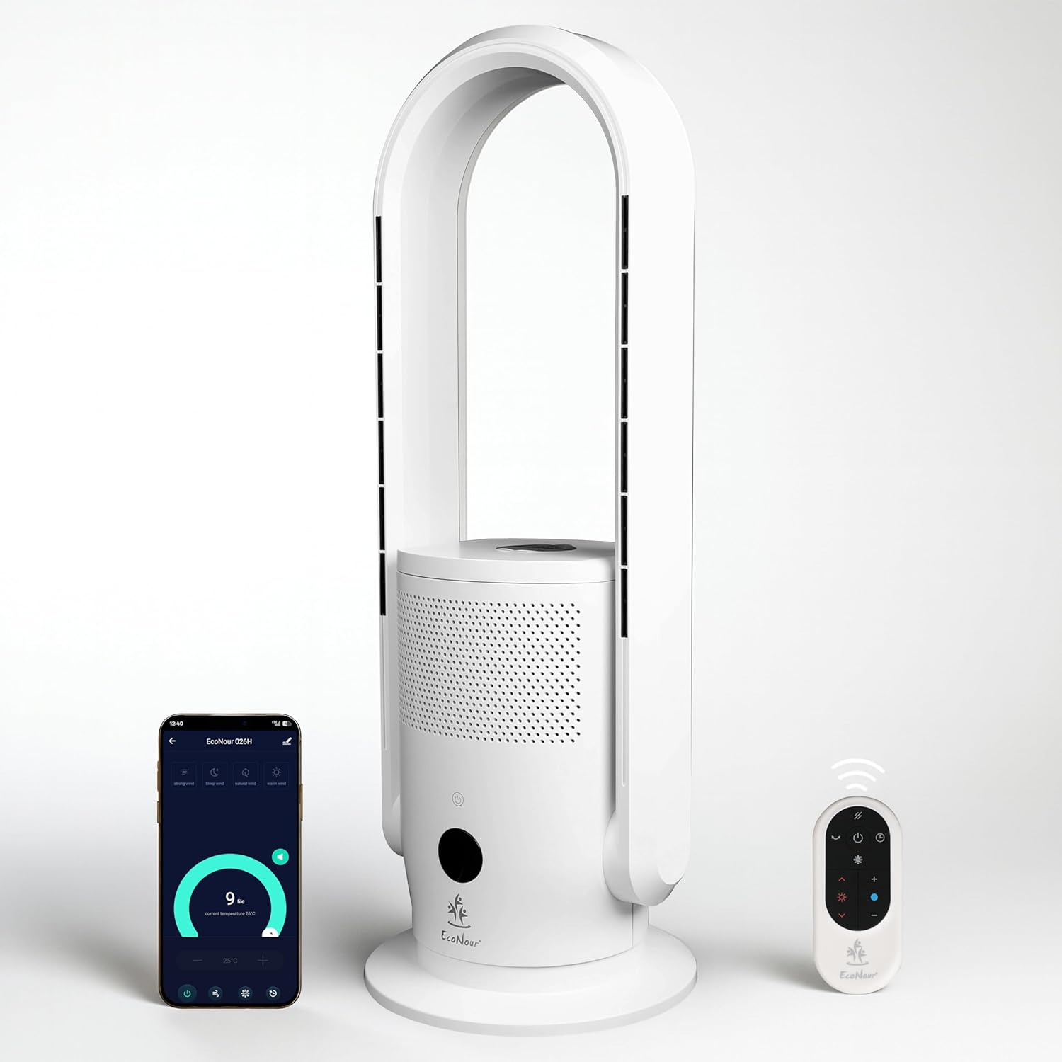 EcoNour Hot & Cool Tower Fan 28