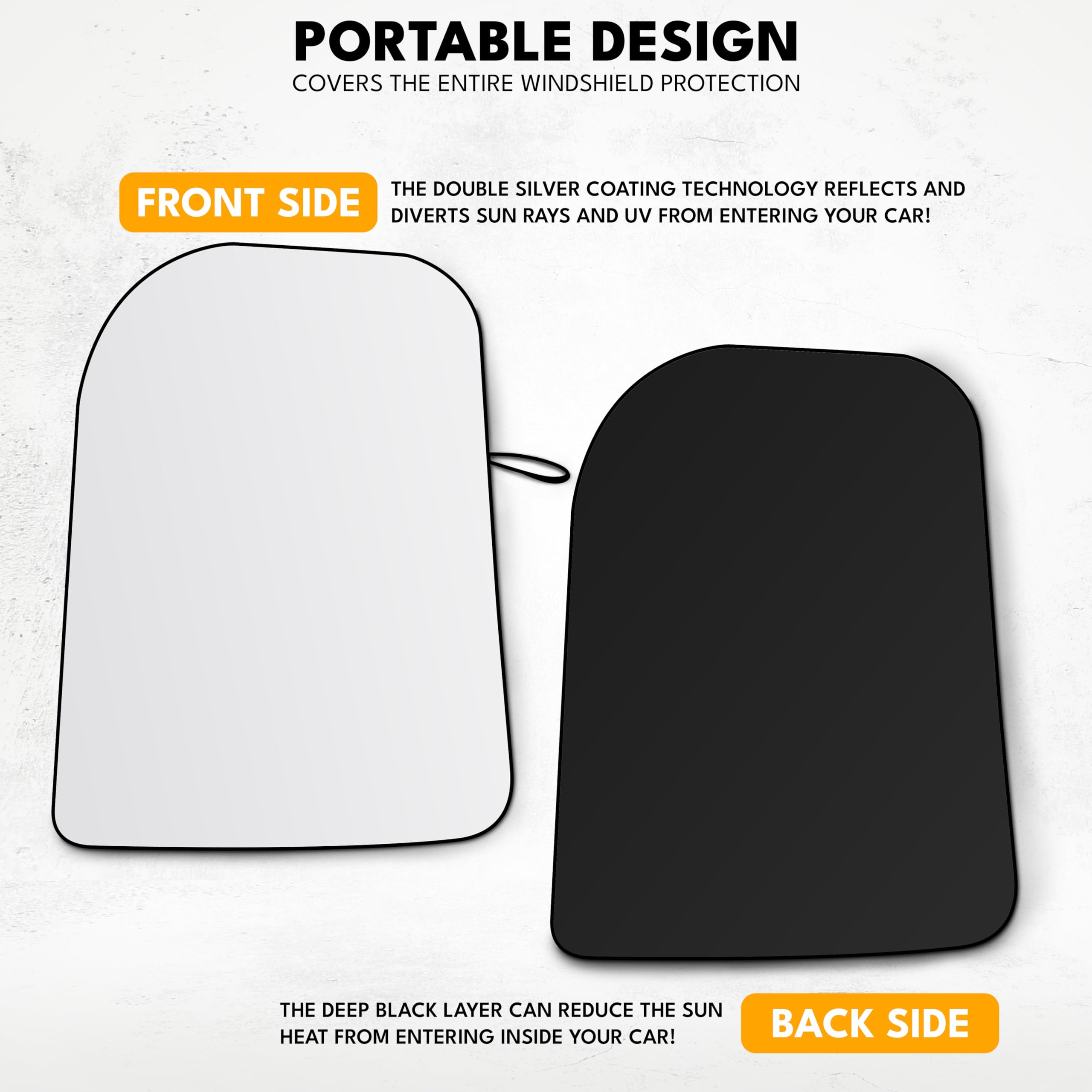 Tesla Windshield Sun Shade – Heat & UV Blocking Cover for Tesla Cars