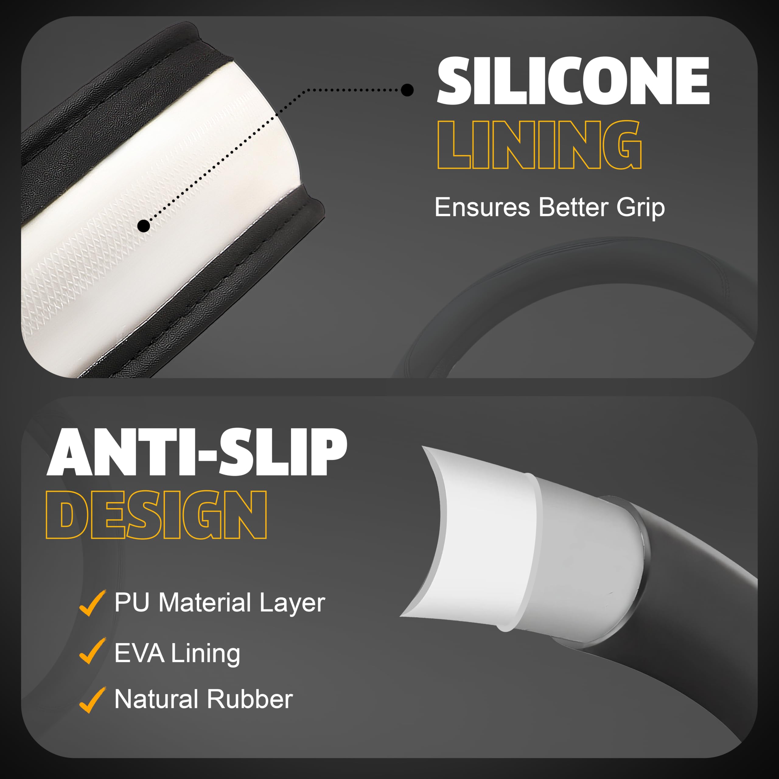 Stylish Car Steering Wheel Cover for cars, SUVs, and trucks