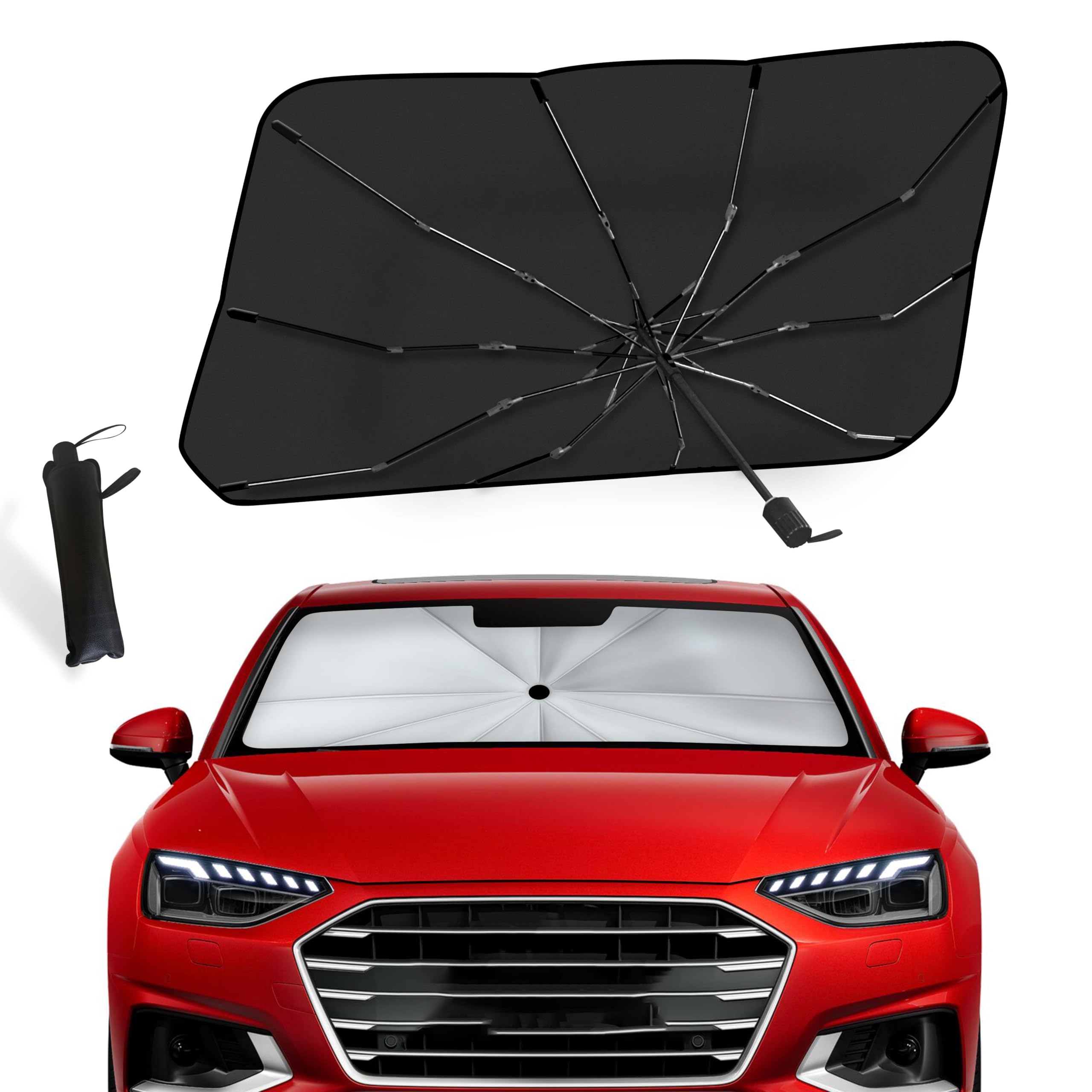 EcoNour Car Umbrella Windshield Sun Shade for UV and heat protection.