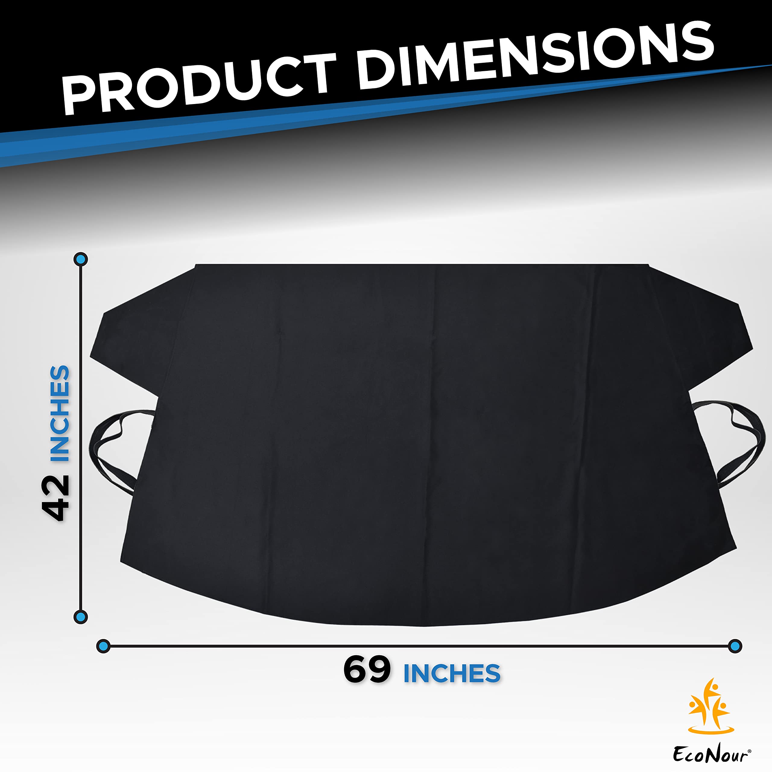Windshield Cover for Ice and Snow Medium (69