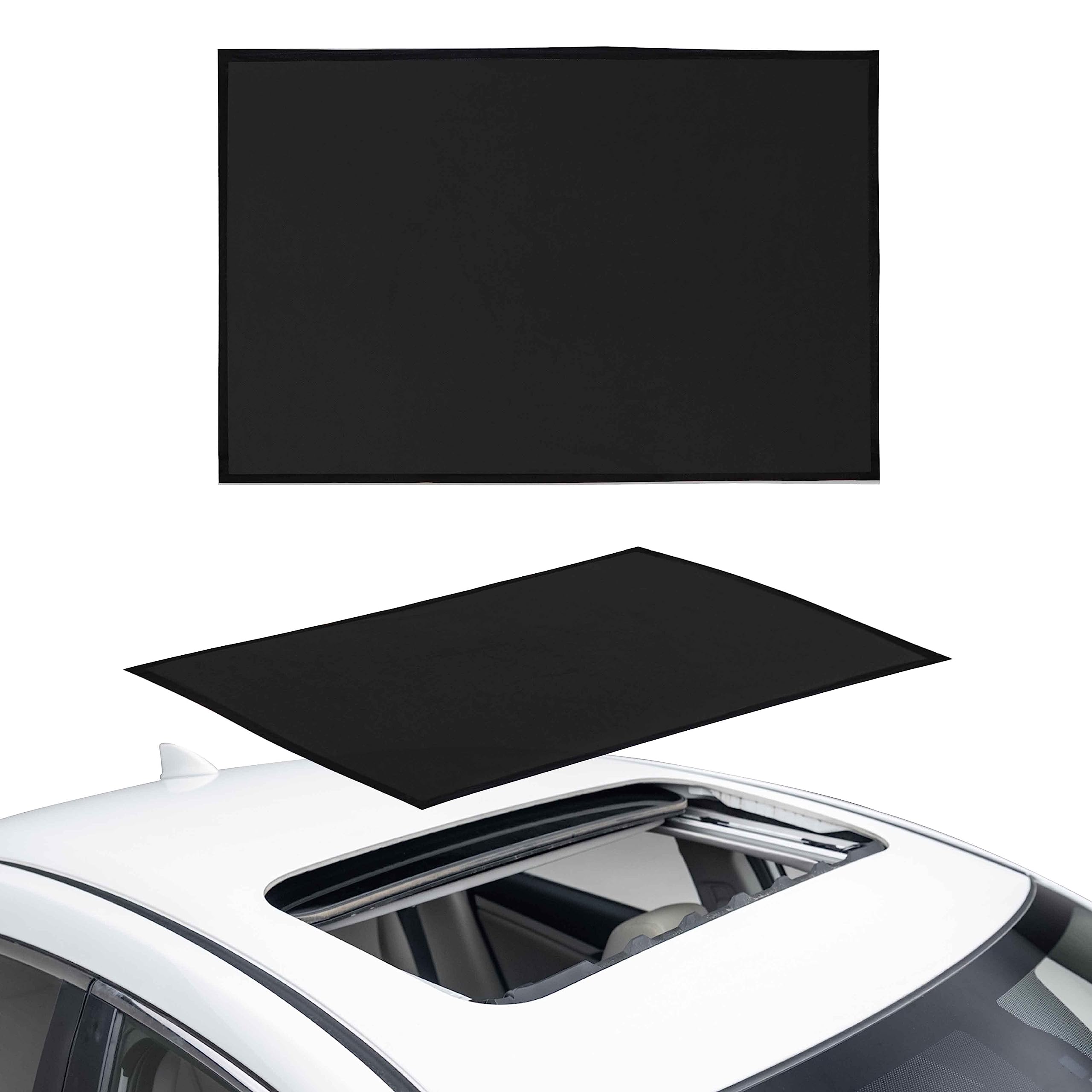 EcoNour Car Sunroof Sunshade 38x24 inches with magnetic stripes