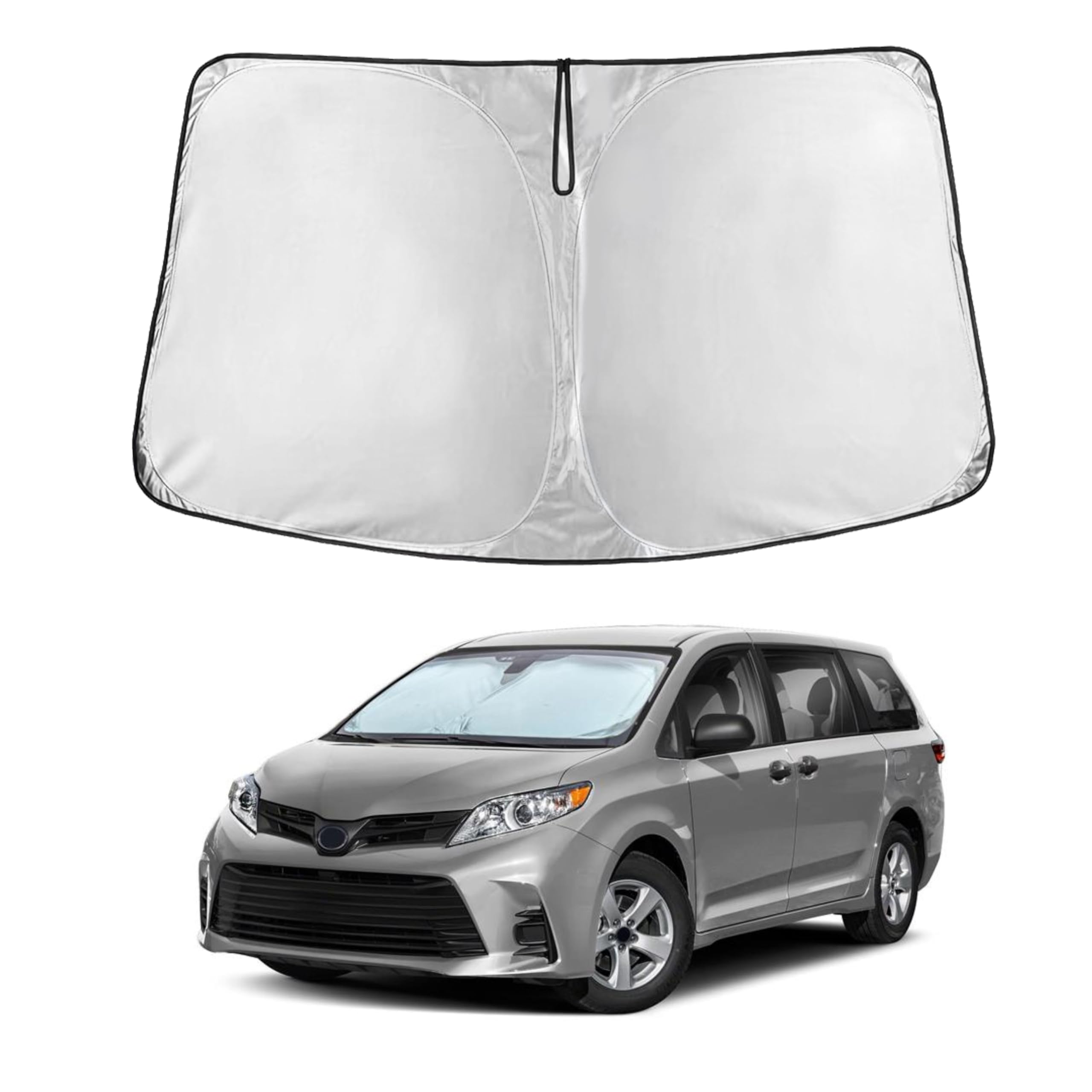EcoNour Toyota Sienna Windshield Sunshade 2021–2025