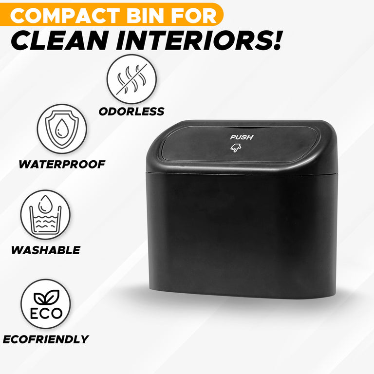 EcoNour Portable Car Trash Can prevents garbage scattering