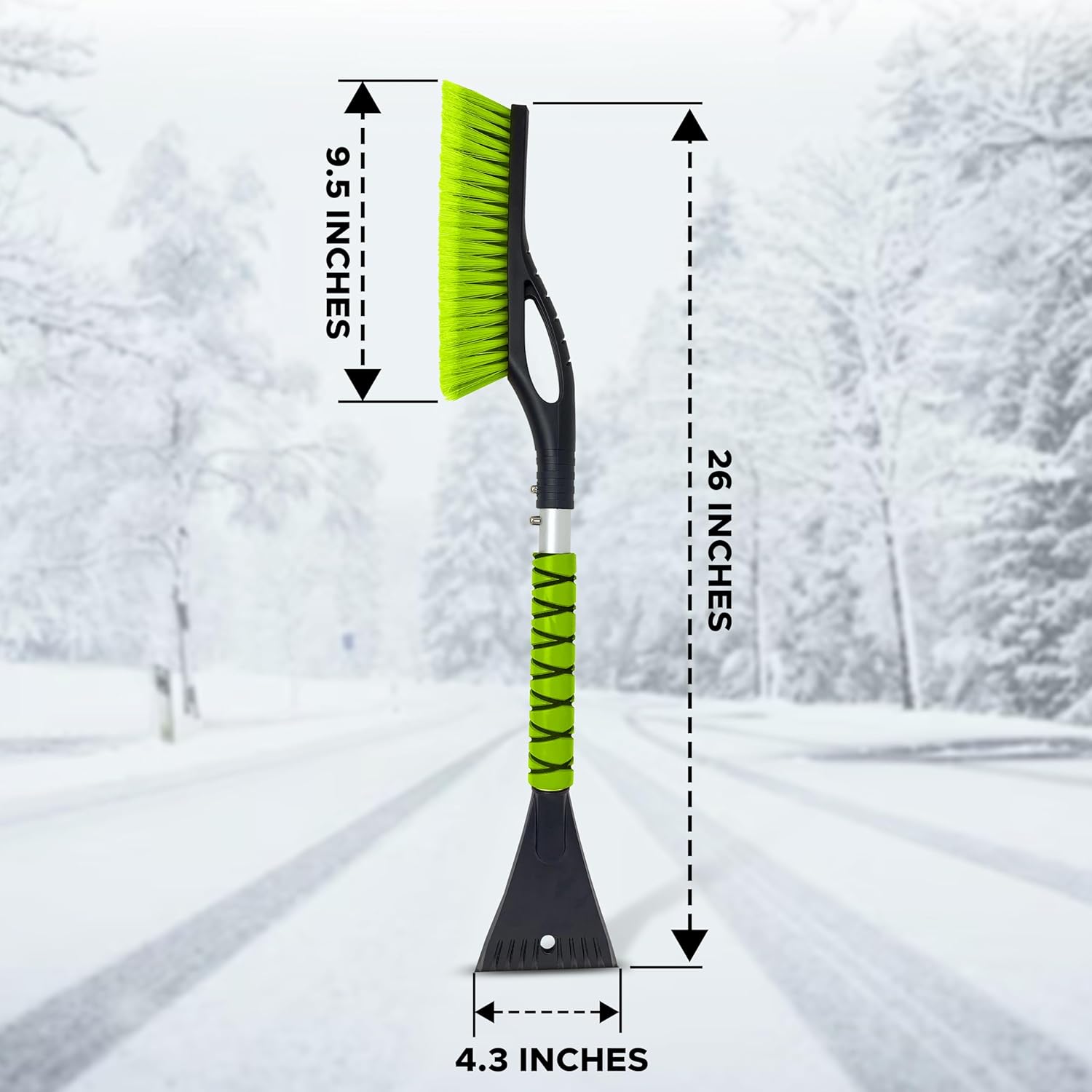 EcoNour Snow Brush & Ice Scraper for Car Windshield 27