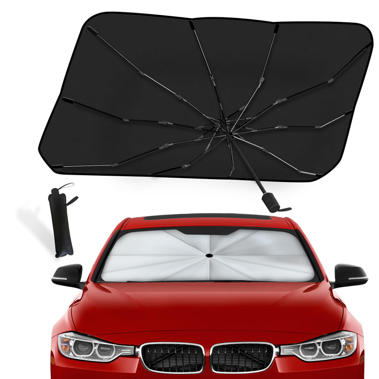 EcoNour Car Windshield Sun Shade Umbrella Foldable Car Umbrella