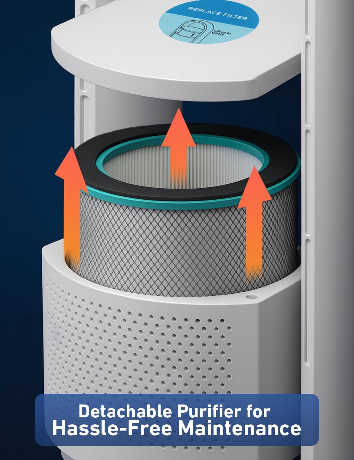 EcoNour Hot & Cool Tower Fan 28"