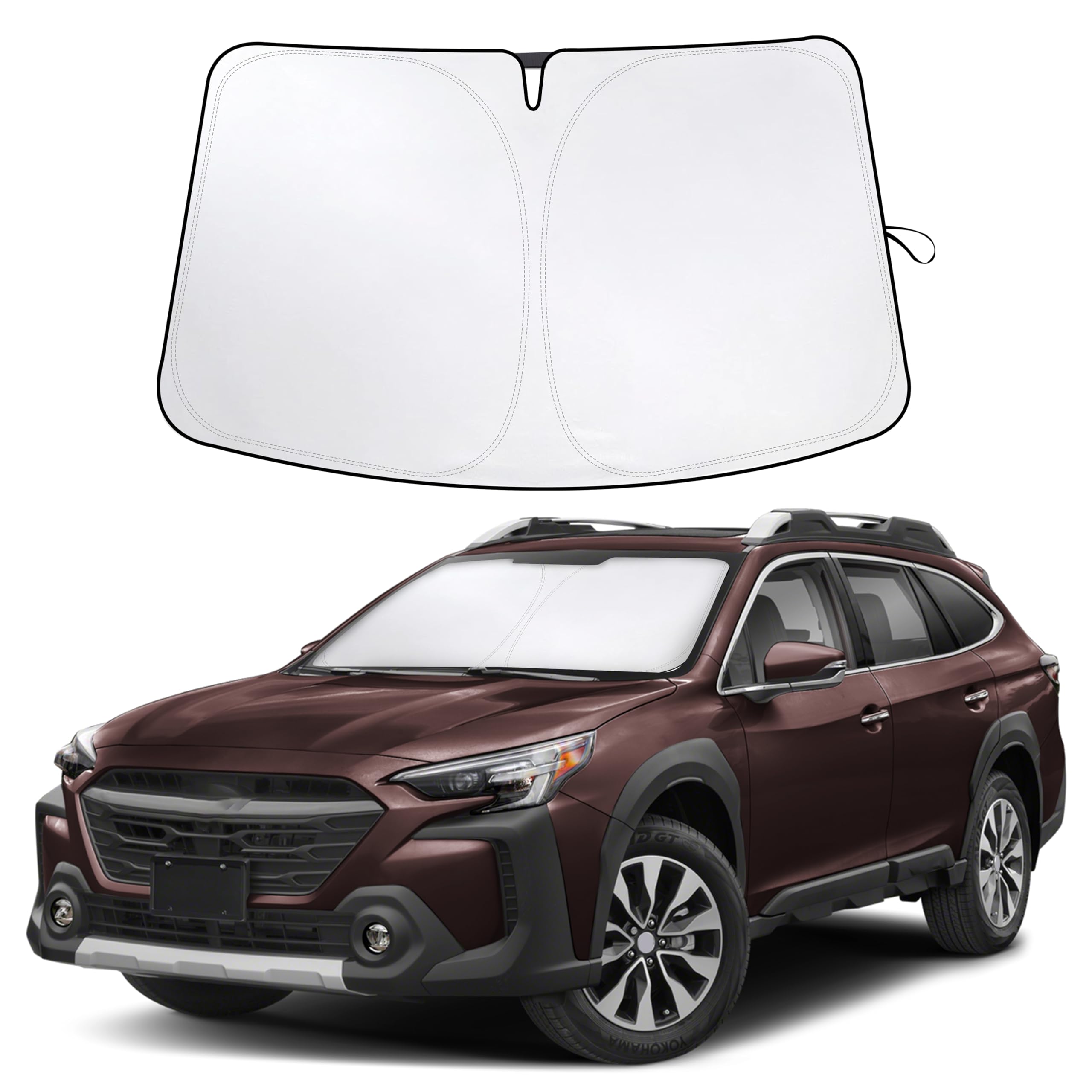 Subaru Outback Windshield Sunshade 2020–2025 blocks UV rays and heat