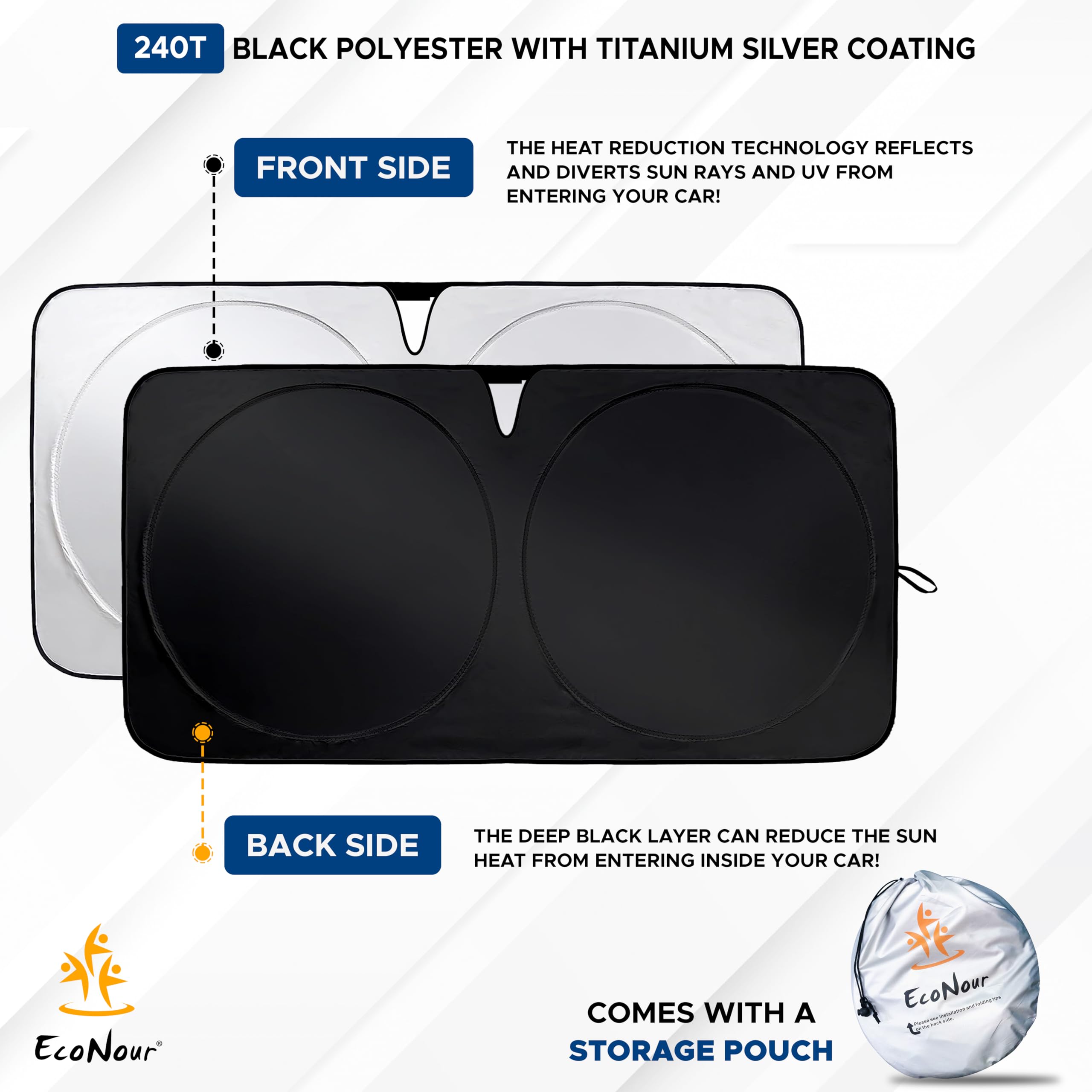 Truck Windshield Sun Shade 69