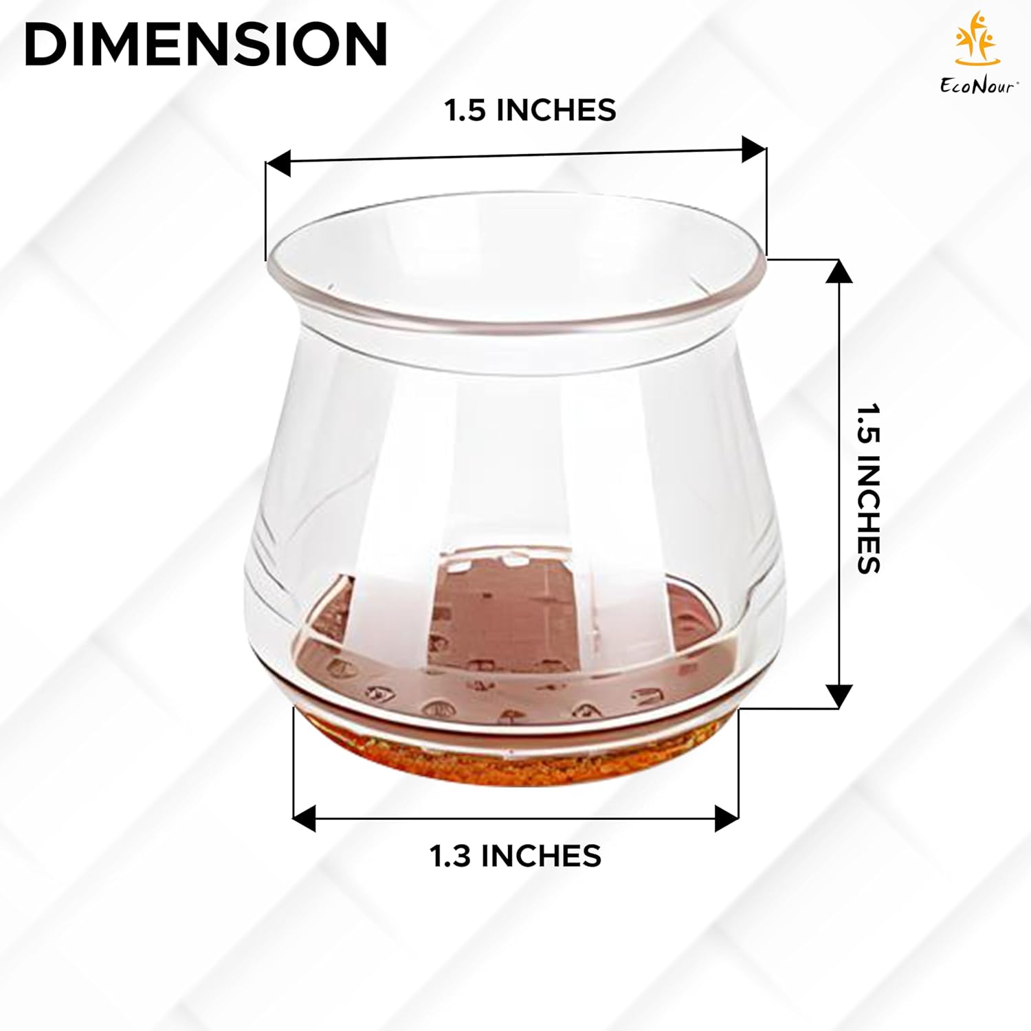 EcoNour 32 Pcs Chair Leg Floor Protectors for Hardwood Floors Silicone Covers to Protect Wood Tile Floors Felt Pads Furniture Cup with Felt Pads for Protecting Floors from Scratches(Large)