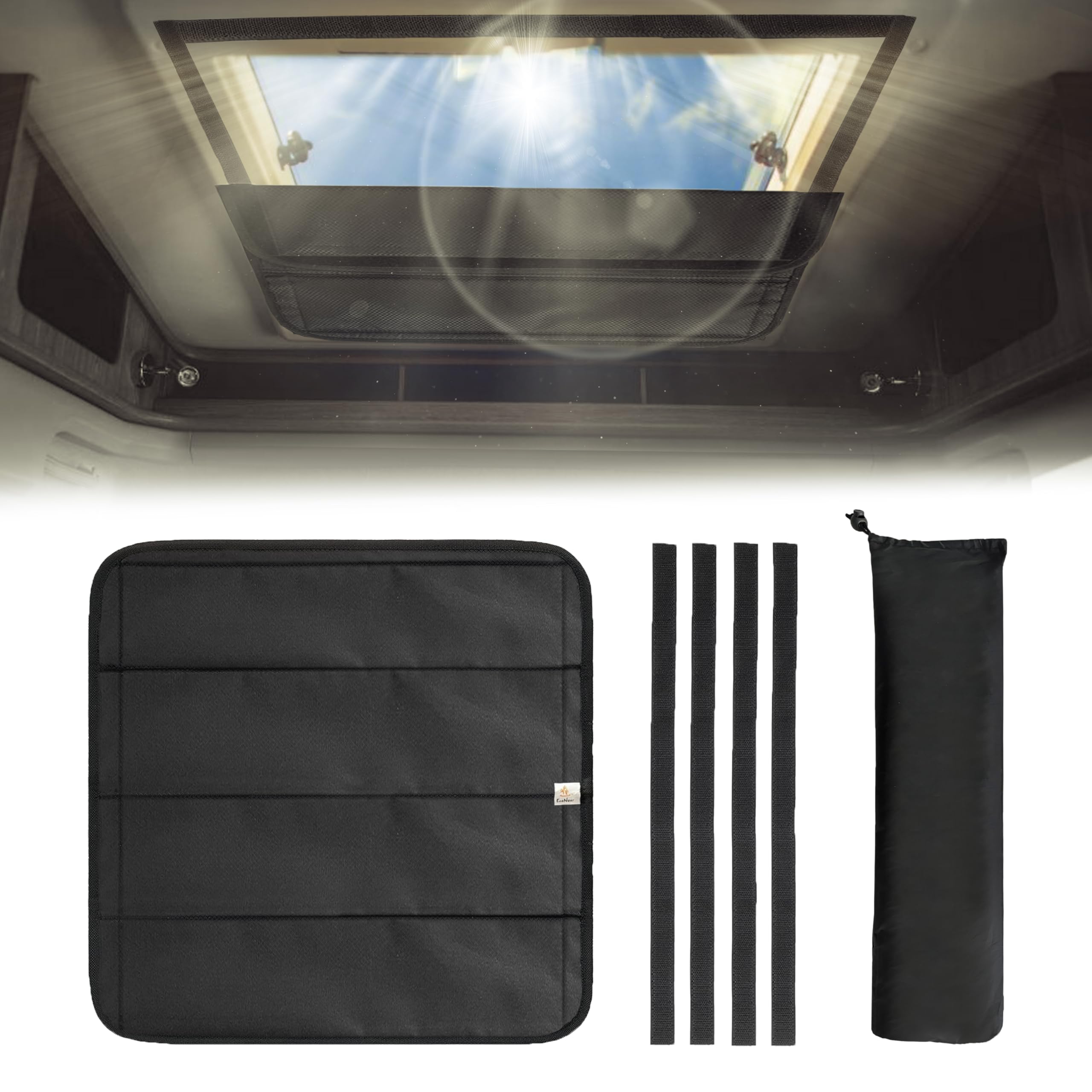 EcoNour RV Skylight Window Shade 16.25