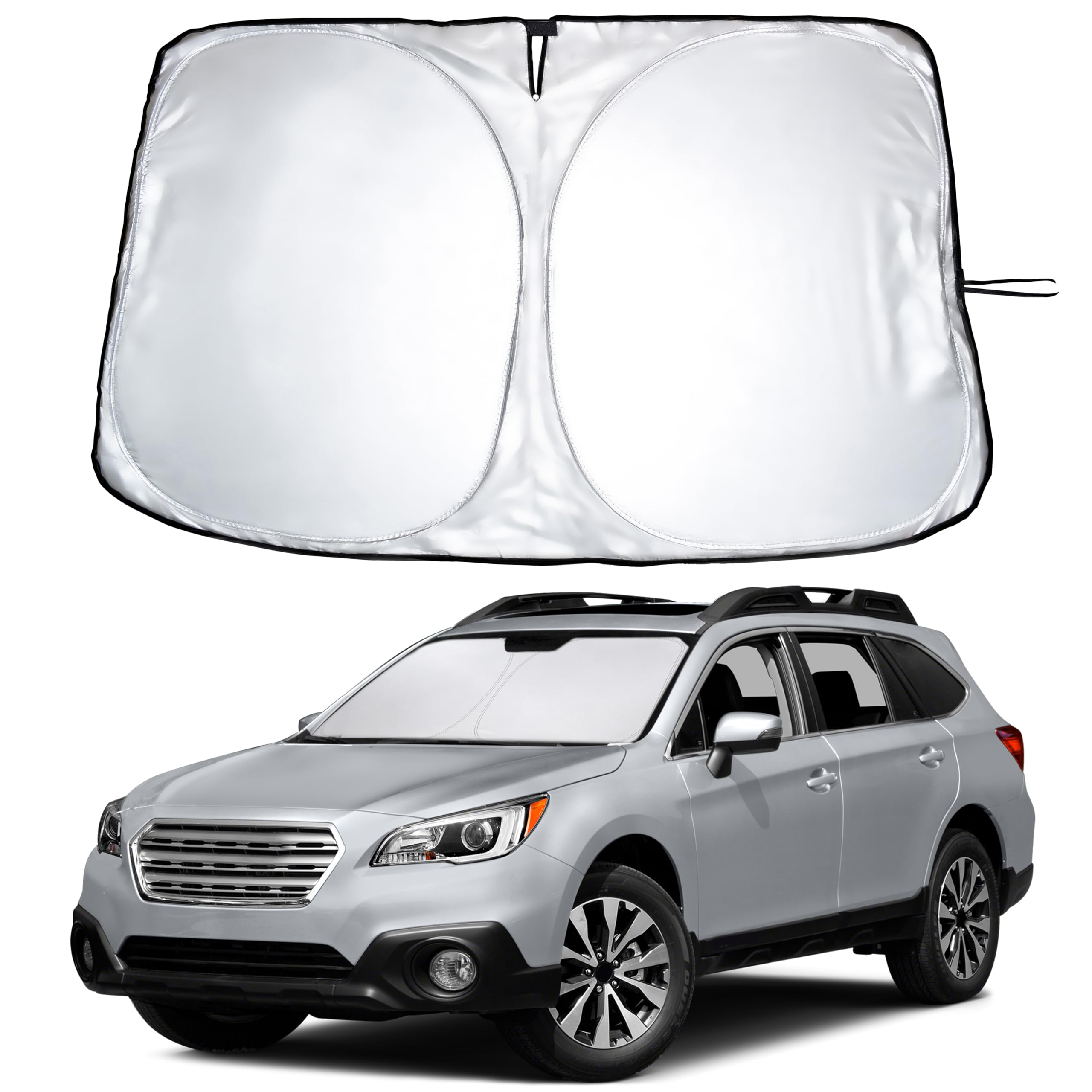 Subaru Outback Windshield Sunshade 2014–2019 blocks UV rays and heat