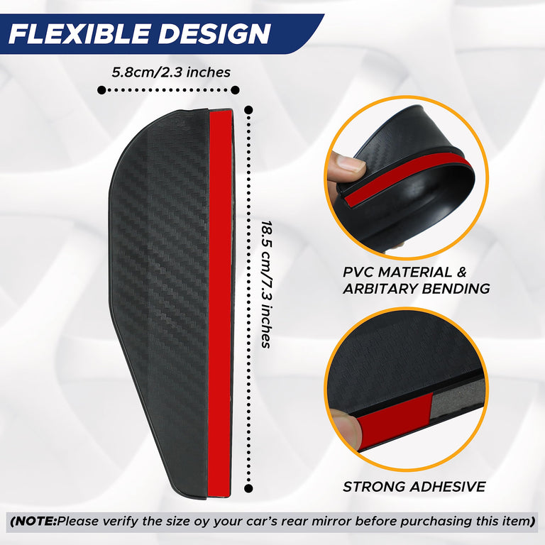 Blind spot car mirror 2 pack EcoNour for trucks SUVs and cars