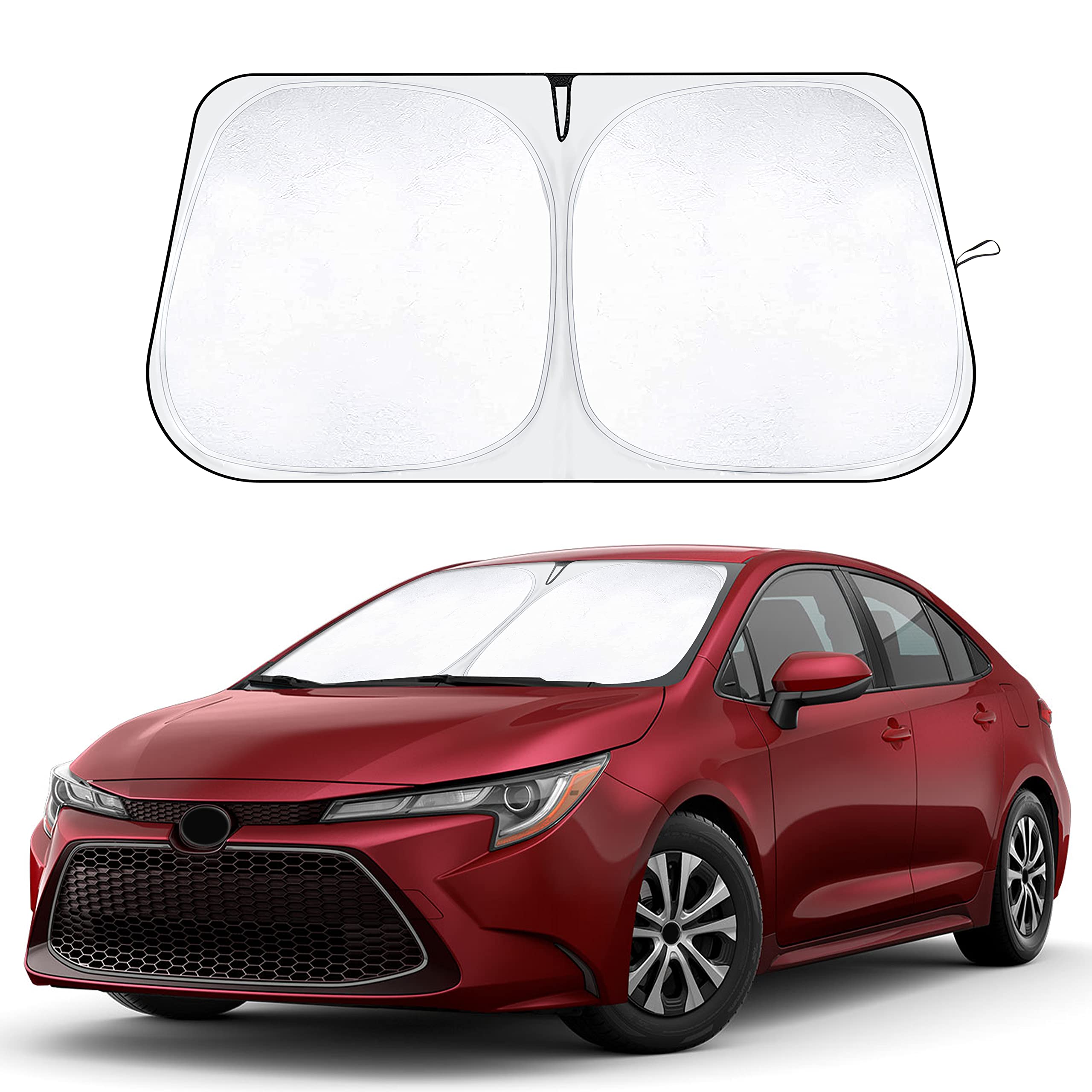 EcoNour Toyota Corolla Windshield Sunshade (2019–2025) – Blocks UV rays & heat.