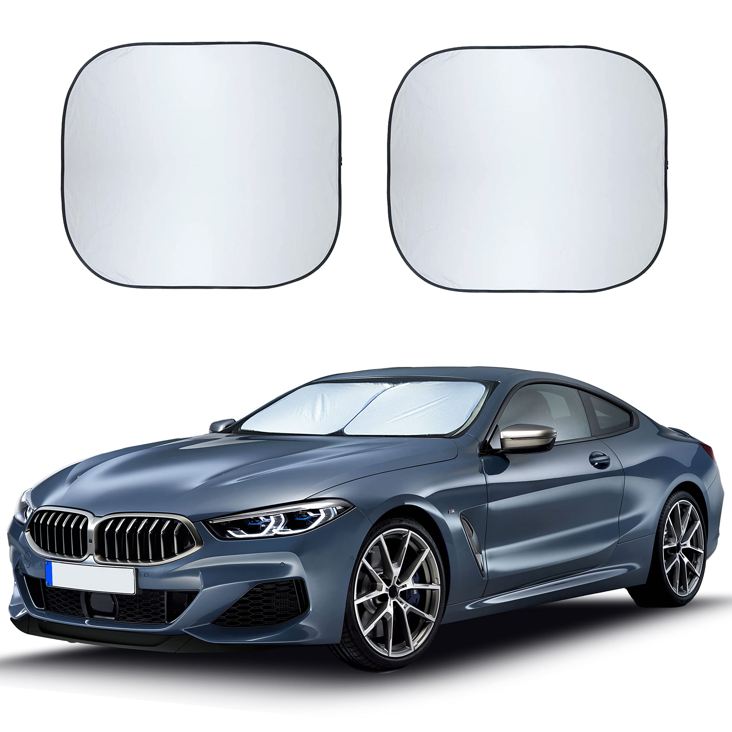 2-Piece Car Windshield Sunshade | EcoNour Small 23.5