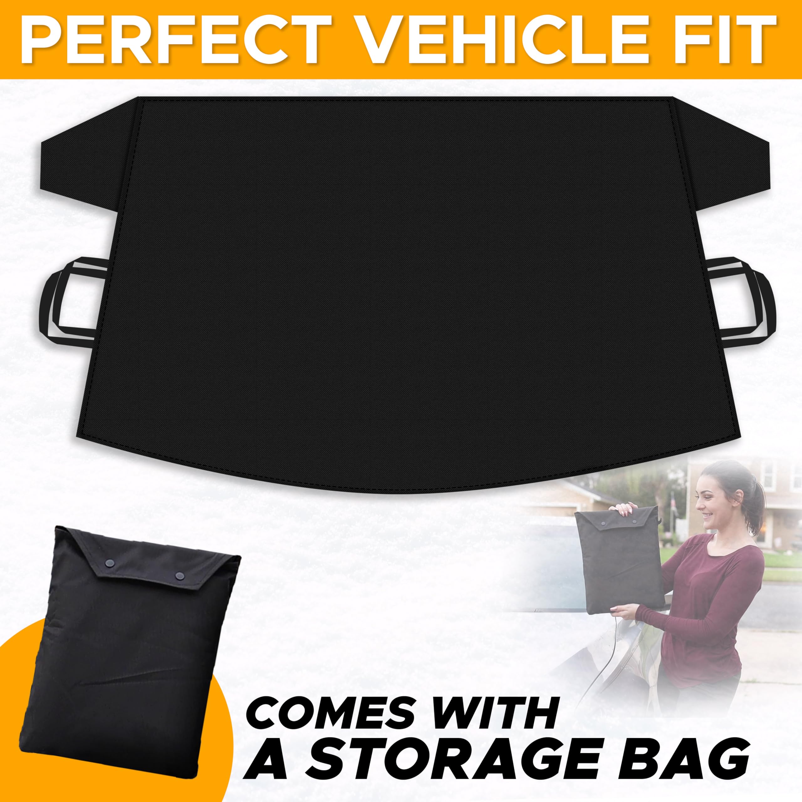 Durable Snow Cover for Toyota Corolla with Elastic Straps