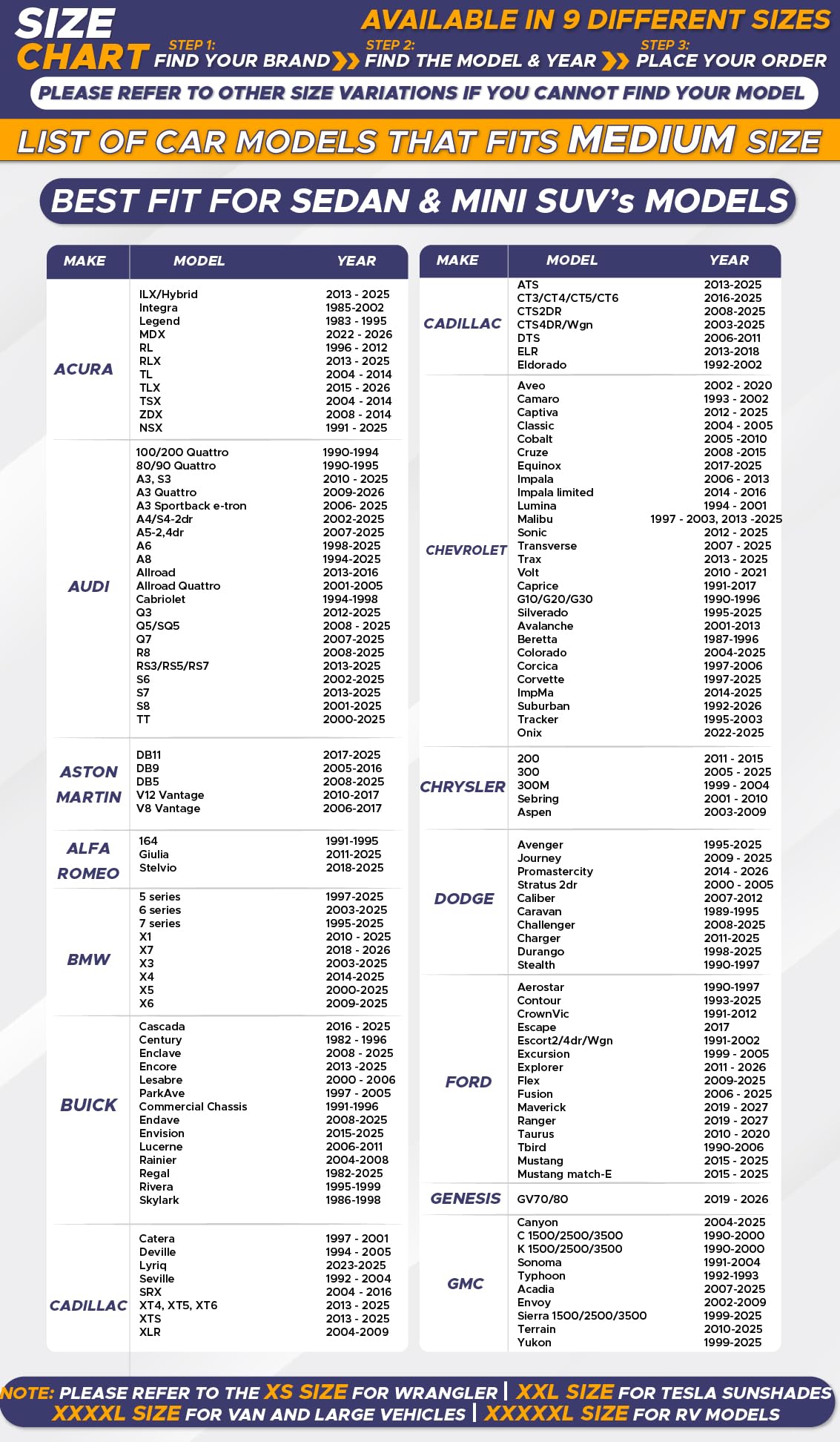 EcoNour Car Windshield Sun Shade – Medium 64x32 Inches