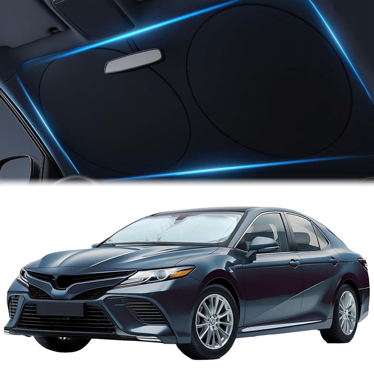 Car Windshield Sunshade with Mirror Cut – EcoNour Small 59