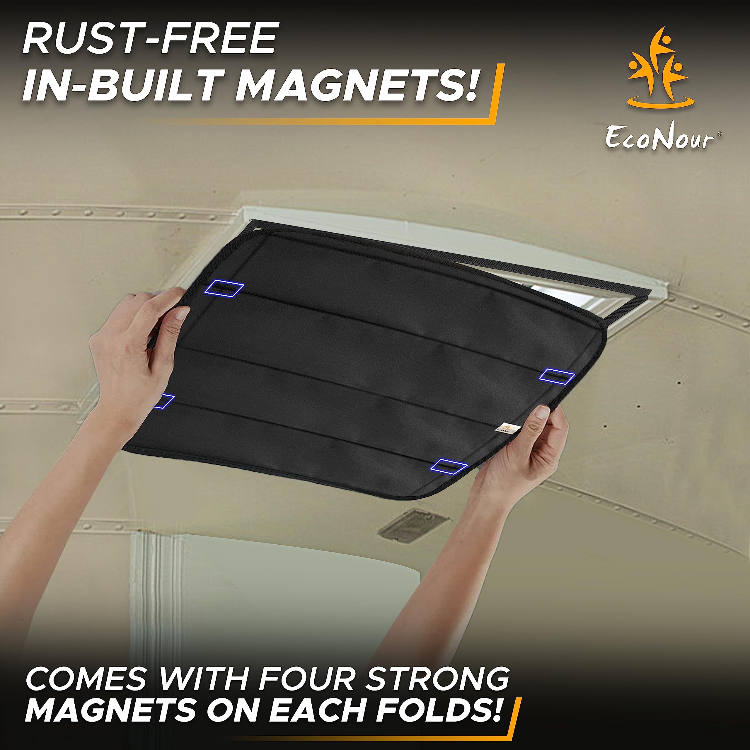 EcoNour RV Skylight Window Shade privacy cover for sunroof and skylight windows