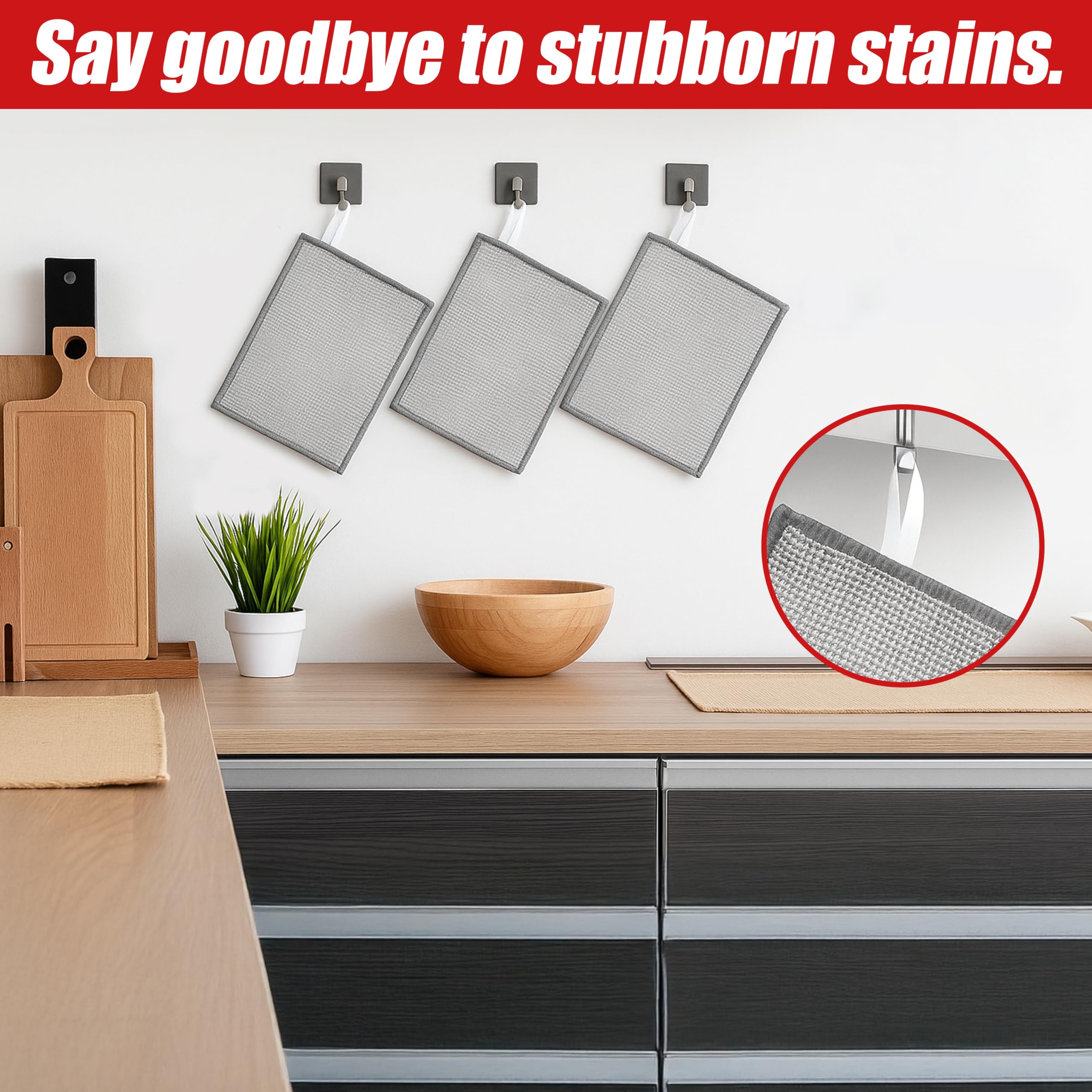 EcoNour Non-Scratch Wire Dishcloth for Multipurpose Kitchen Use