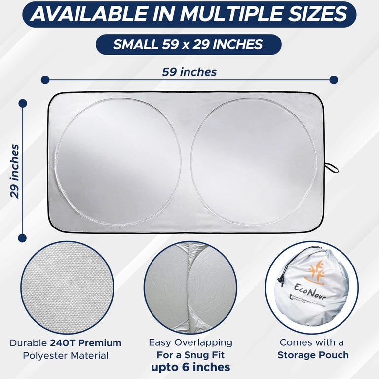 Car Windshield Sun Shade – EcoNour Innovative UV & Heat Protection Cover