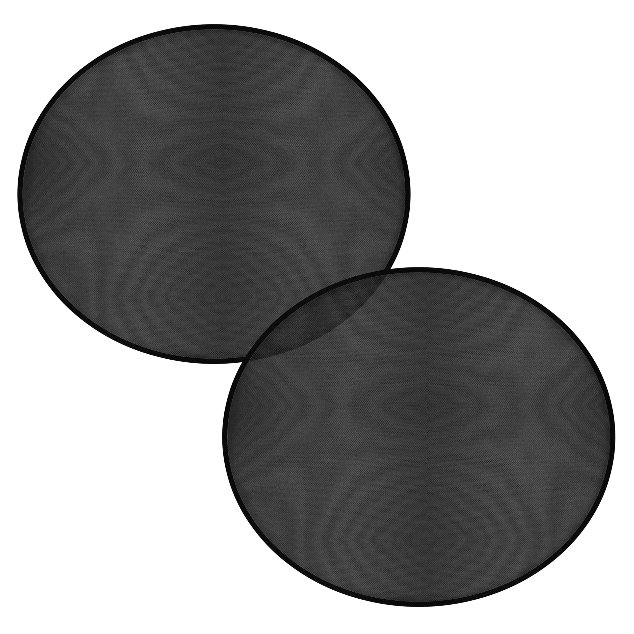 evenflo car window cling shades Static Cling Sun Visor for Car 2-Pack | Semi-Transparent Circular Glare Patch for Windshield