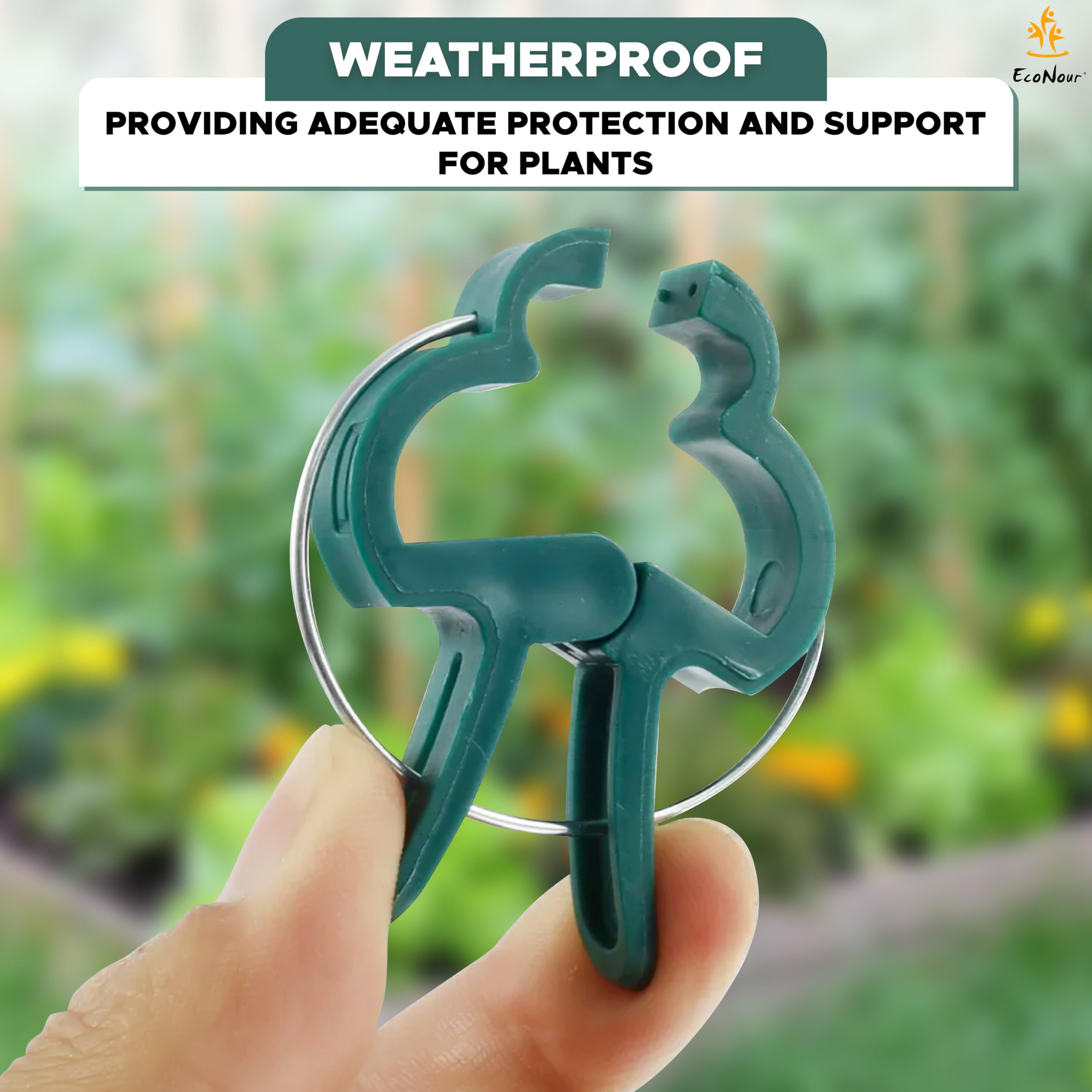 2 sizes plant support clips for climbing plants