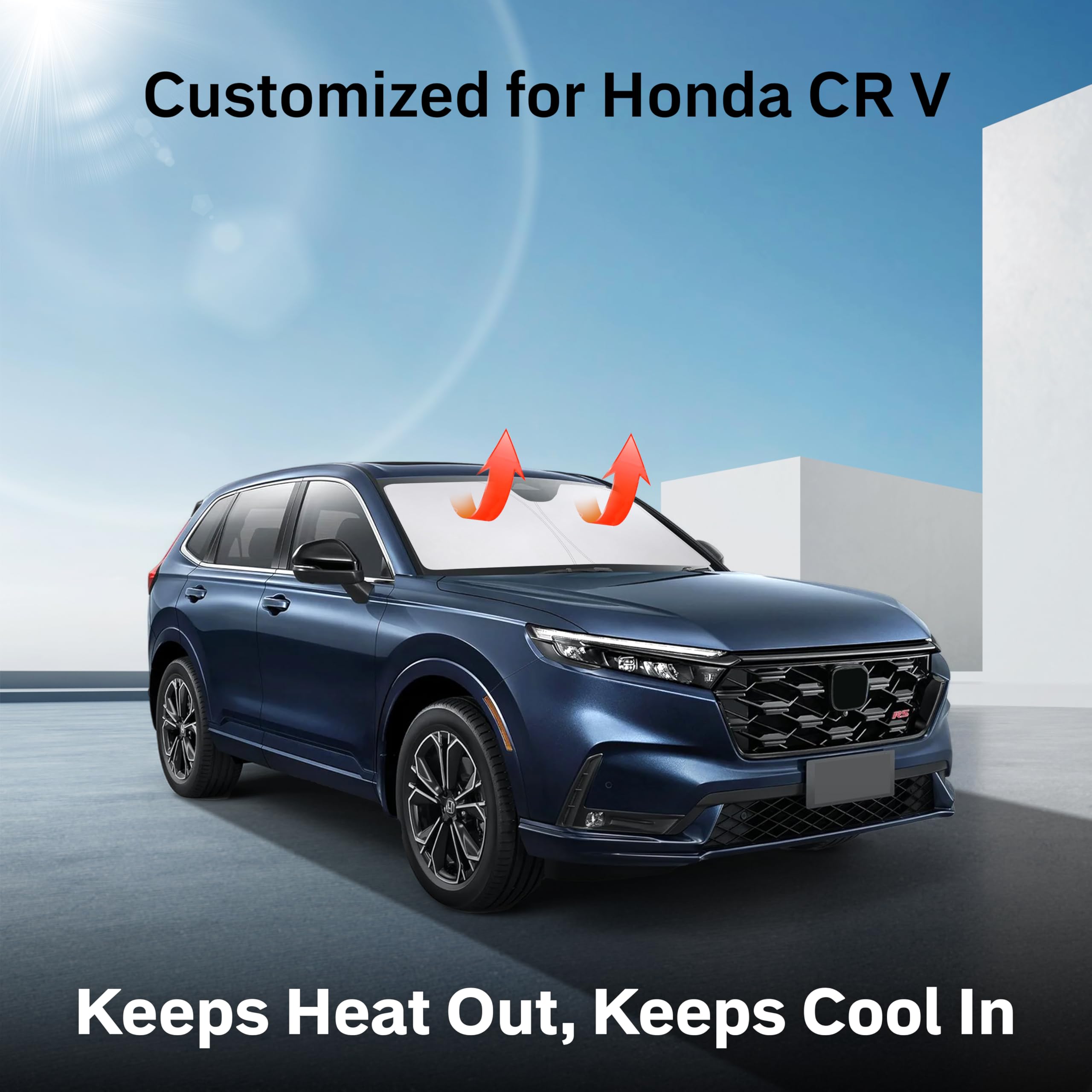Windshield Sun Shade for Honda CRV Blocks UV Rays