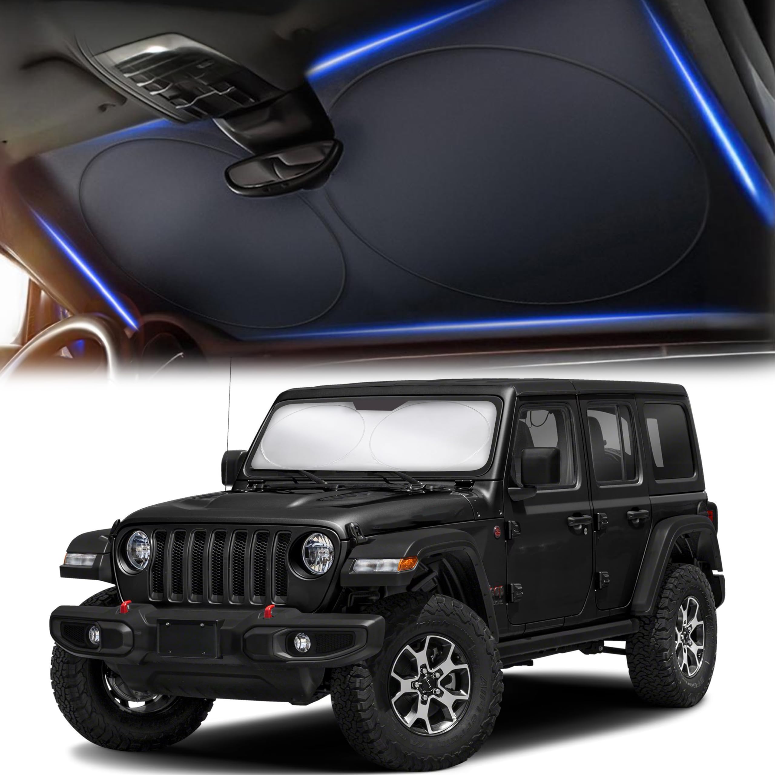 Jeep Windshield Sunshade X-Small 60