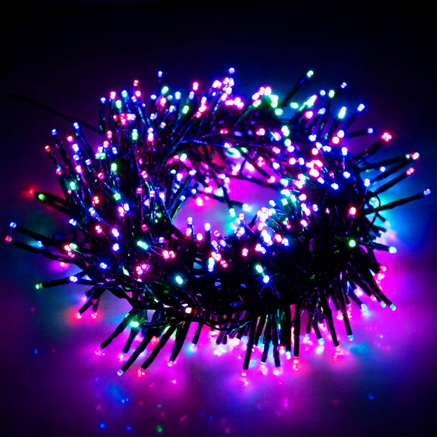 EcoNour 94Ft 1500 LED Cluster Twinkle Lights for Christmas Tree, 8 Modes String Lights for Decoration with Timer and Memory Function, Multicolor Sparkle Lights for Magical Home & Outdoor