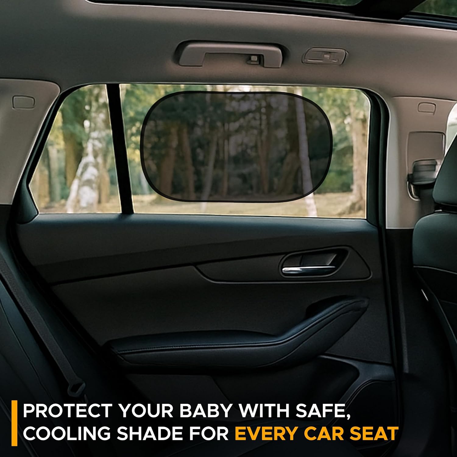 EcoNour Car Window Shades for Baby (4 Pack) - 20