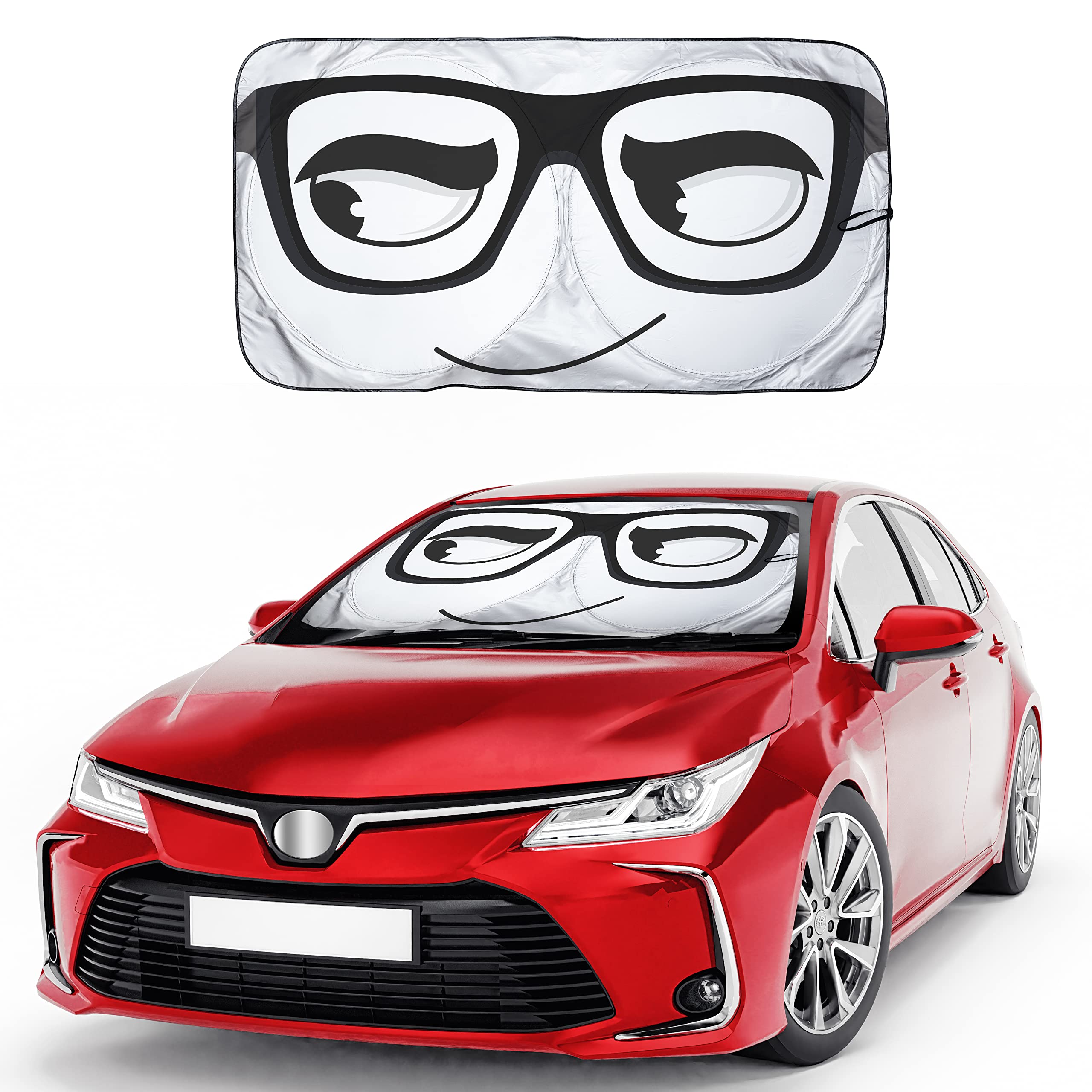 EcoNour Windshield Sun Shade for UV and Heat Protection