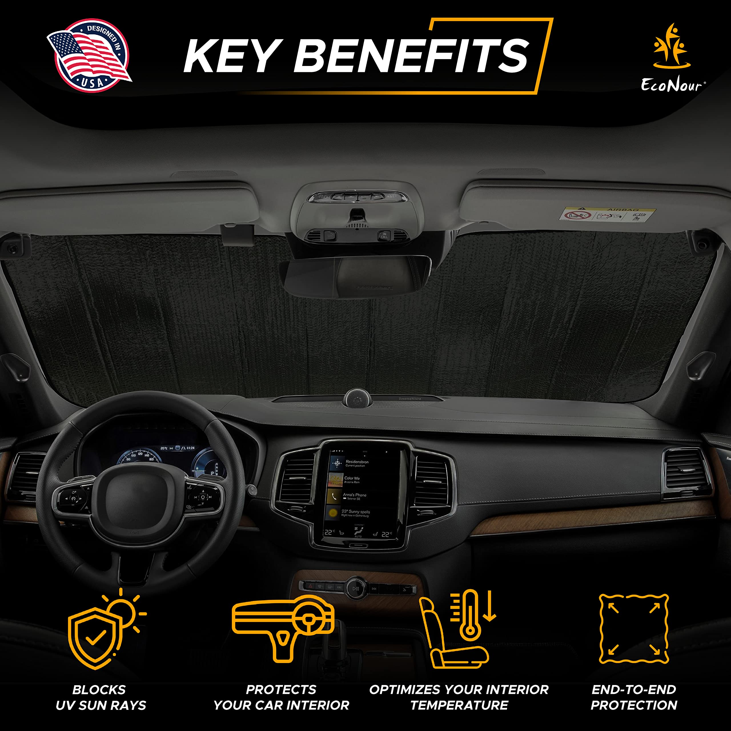 Accordion Car Windshield Sunshade 26