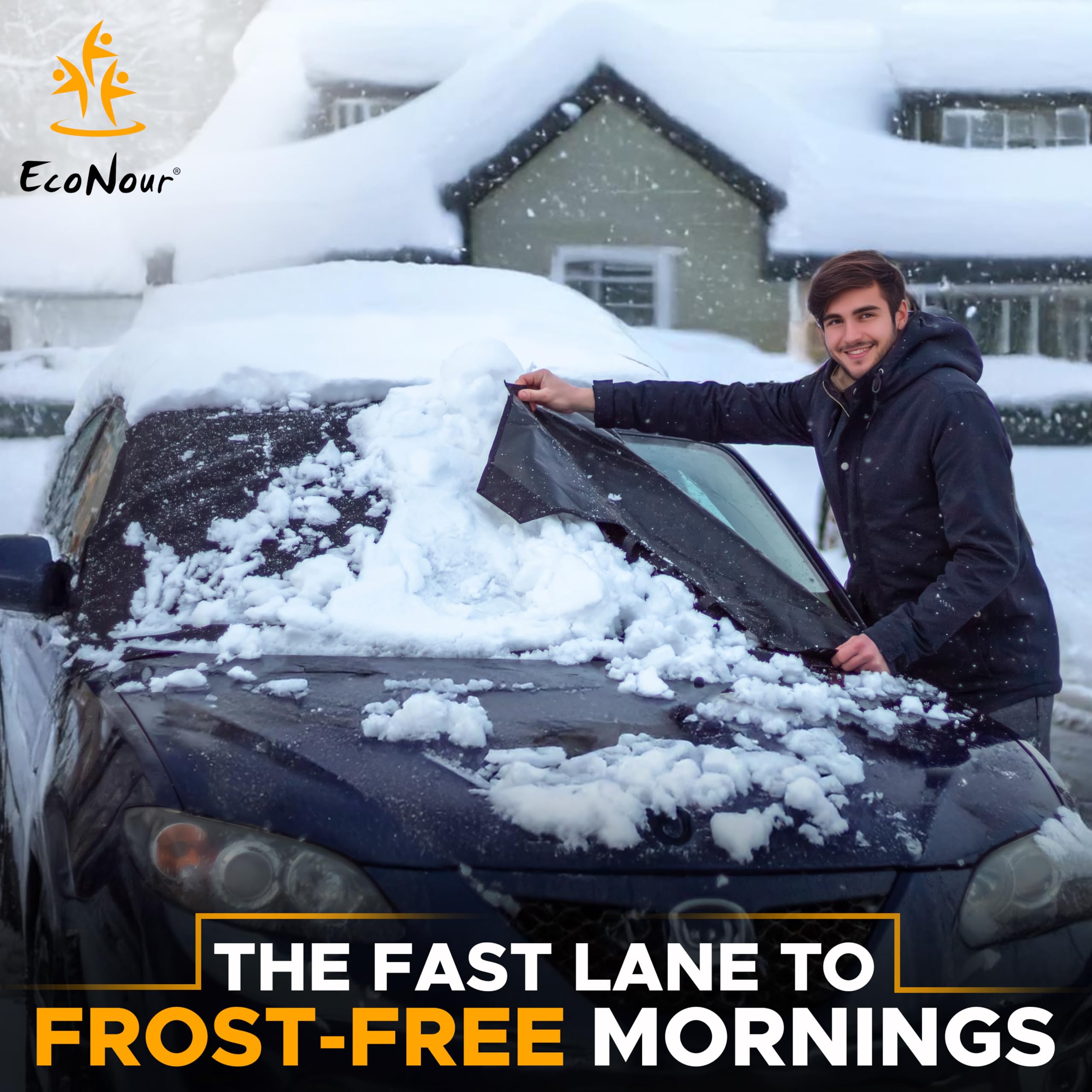 Foldable Windshield Snow Cover Medium (69