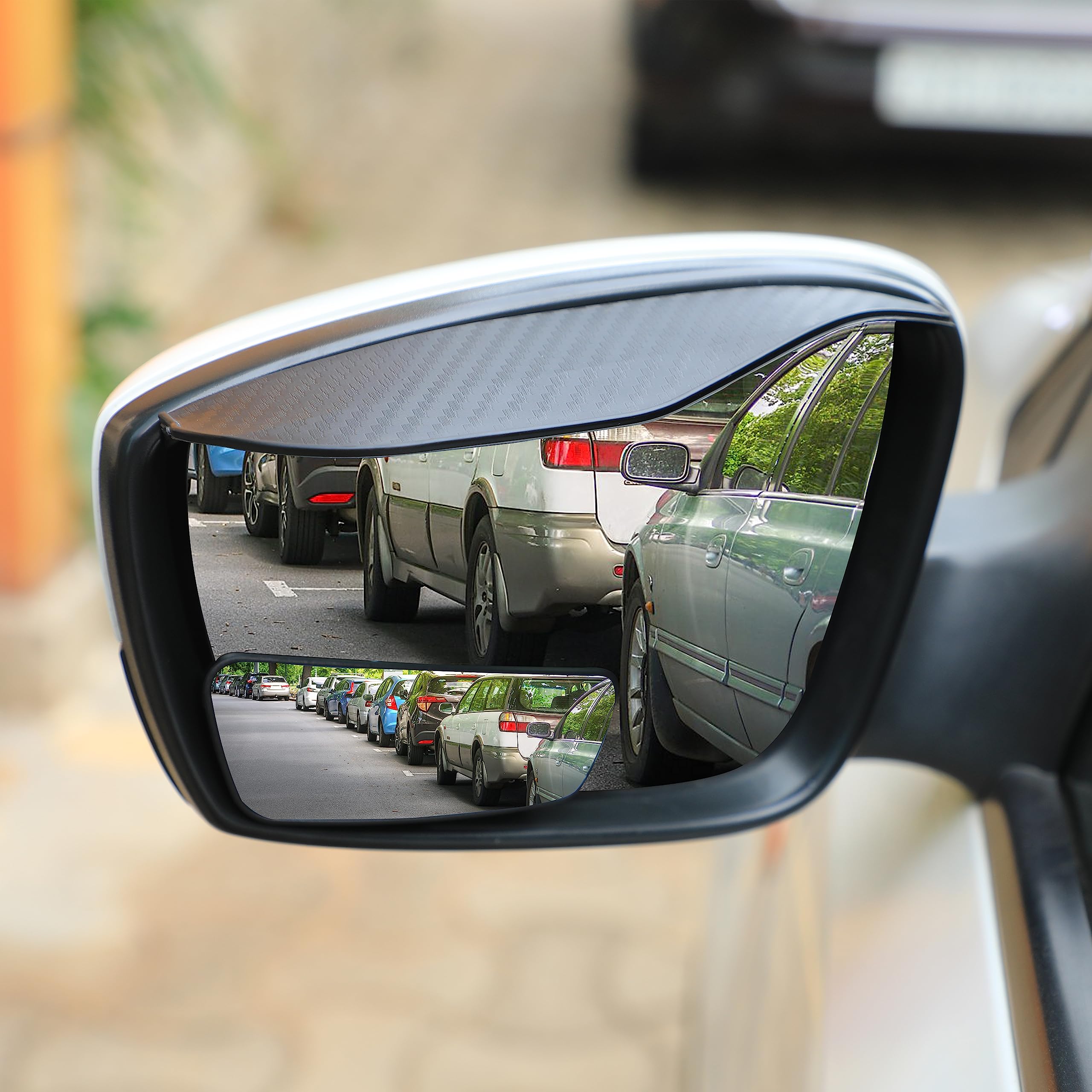Blind spot car mirror 2 pack EcoNour anti-glare and rain-resistant mirror