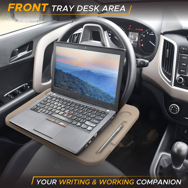 Multifunction Car Steering Wheel Tray for Laptop, Writing ,Eating