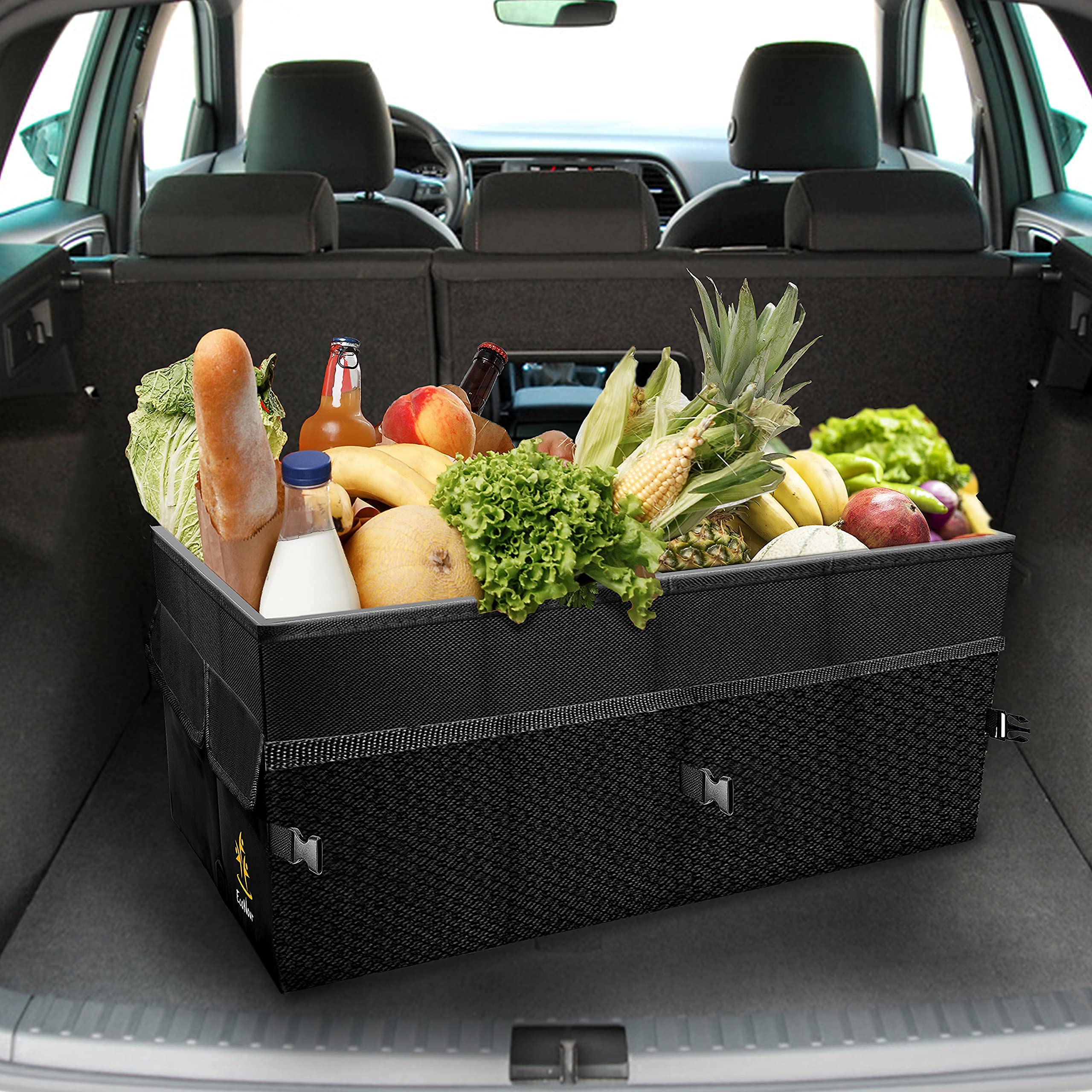 Collapsible Trunk Organizer for Car with detachable dividers