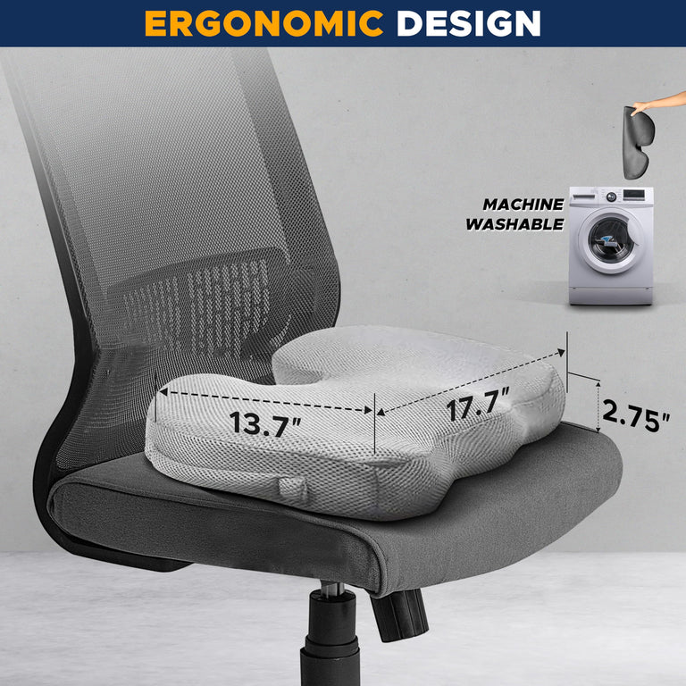 gel seat cushion EcoNour for sciatica and tailbone pain relief