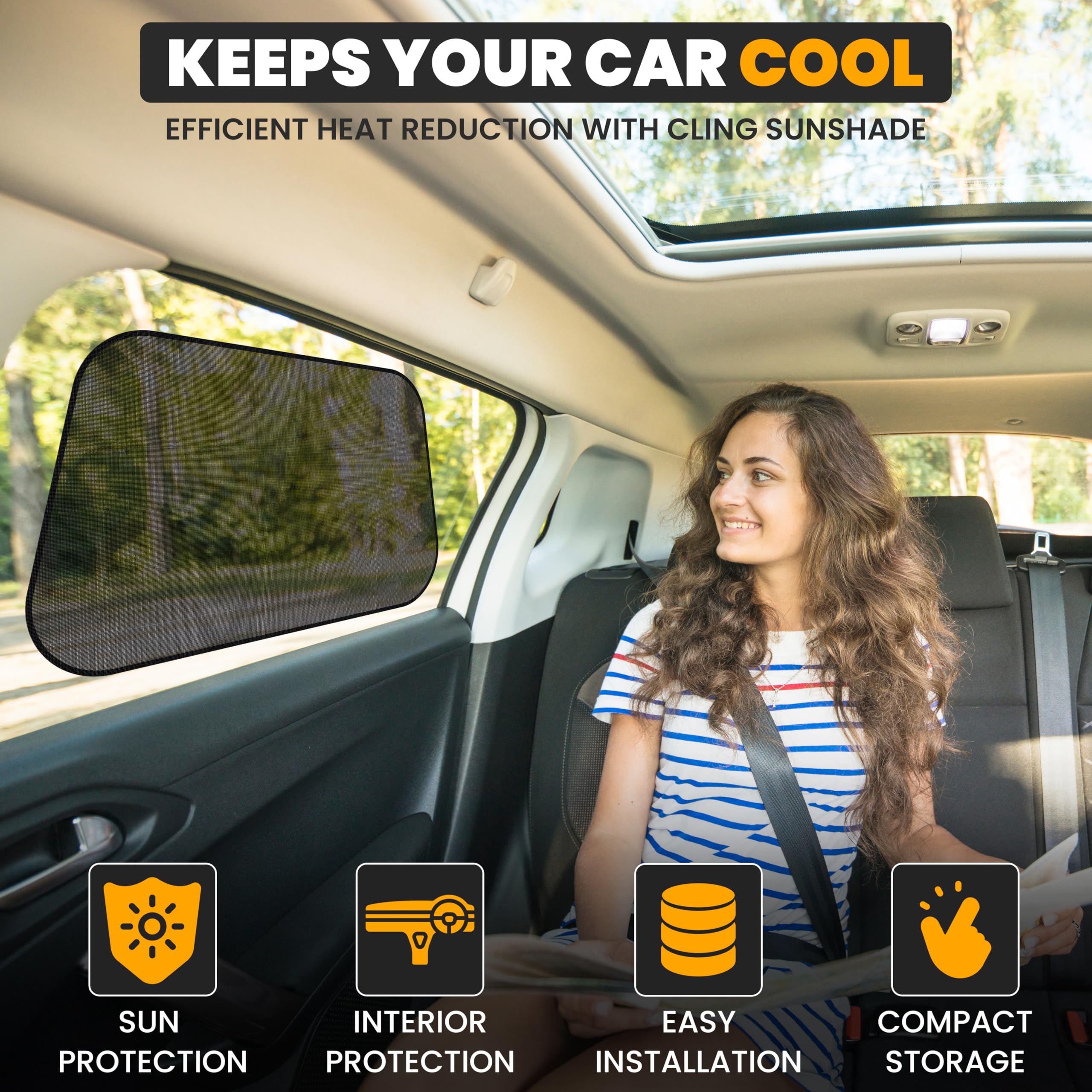 Car Side Window Shades for Baby (XL 26