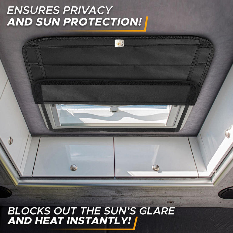 Easy install RV Skylight Window Shade for sunroof and skylight UV protection