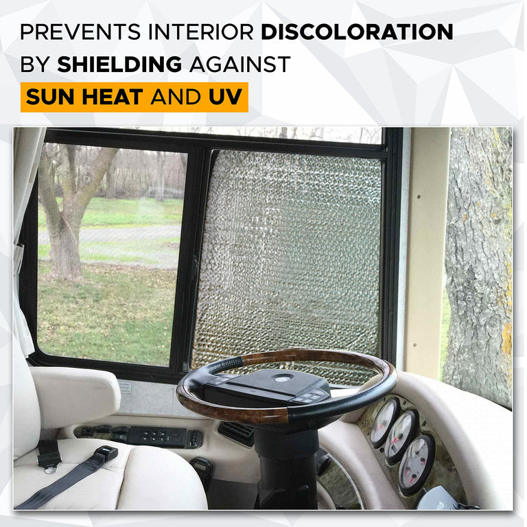 EcoNour RV Window Shade UV blocking trailer window accessory for campers