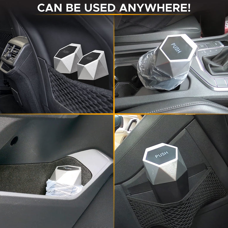 EcoNour Mini Trash Can for trash disposal in vehicles